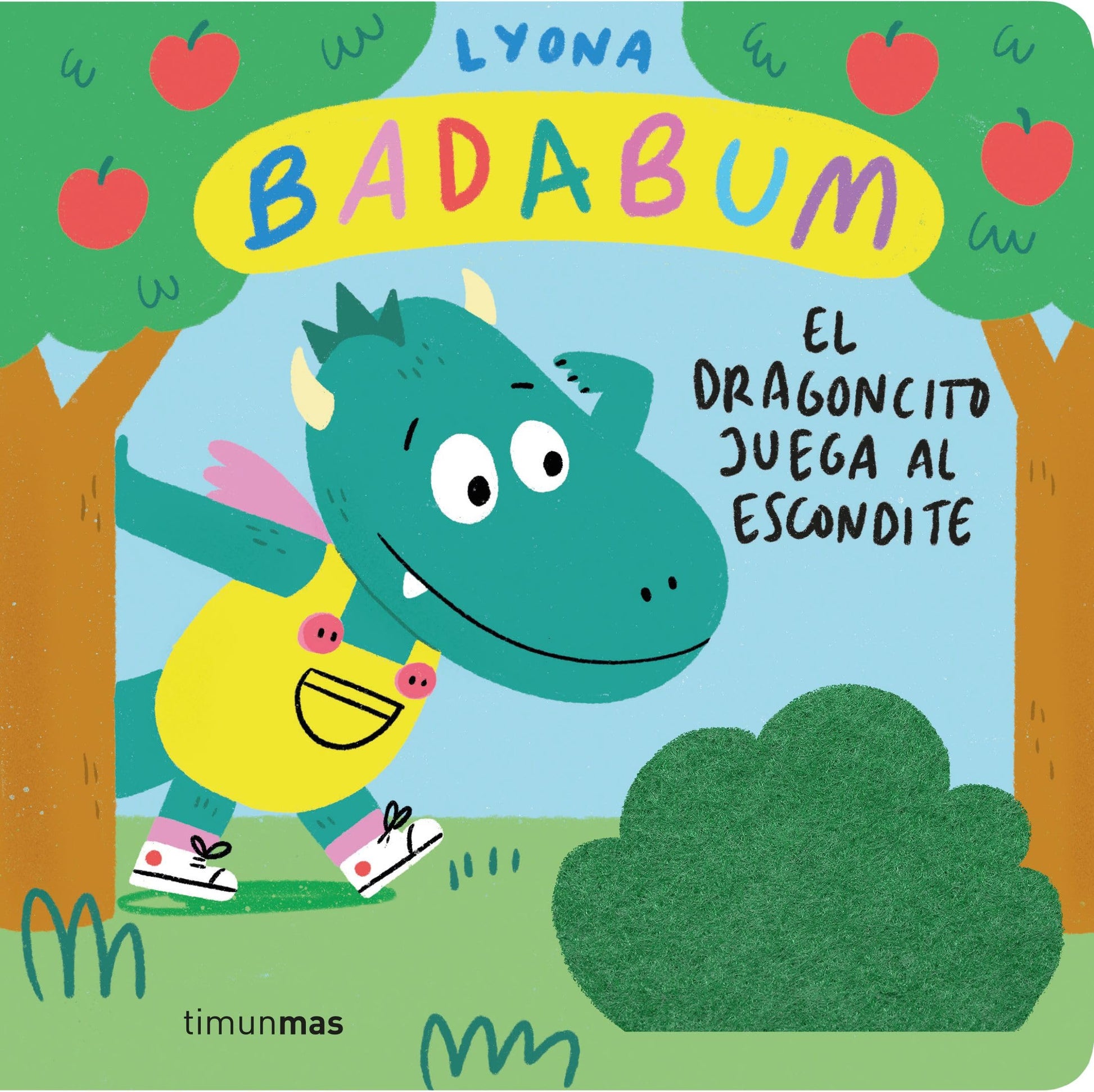 Libro: BADABUM. El dragoncito juega al escondite. Libro con solapas de tela