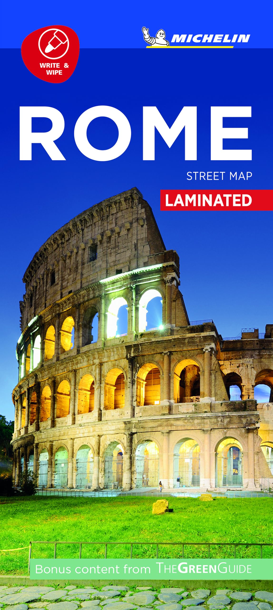Libro: Rome City Map - Laminated
