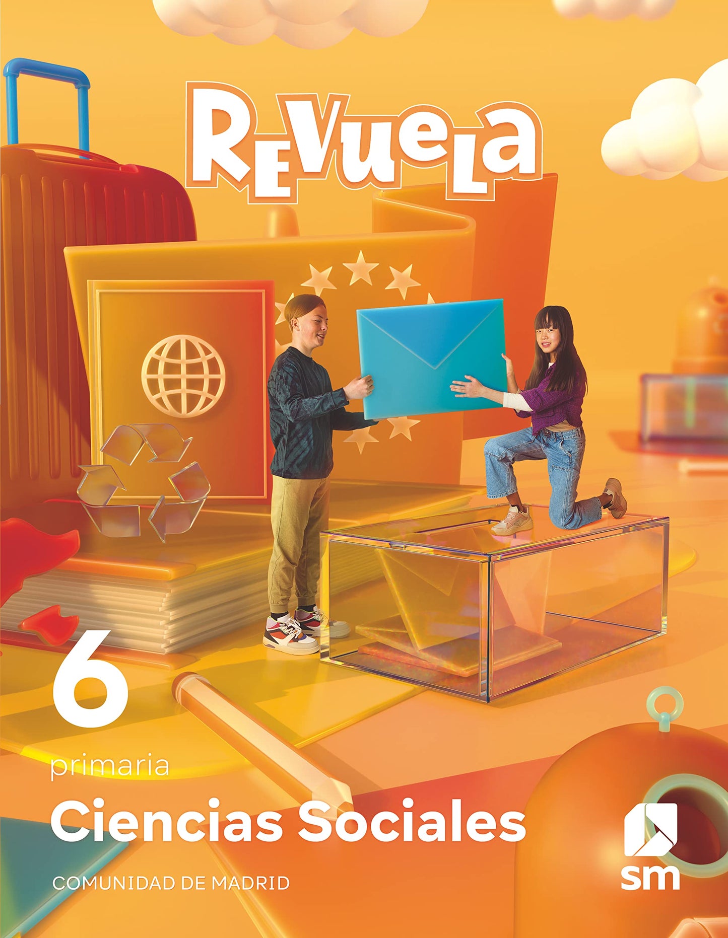 Libro: Ciencias Sociales. 6 Primaria. Revuela. Comunidad de Madrid