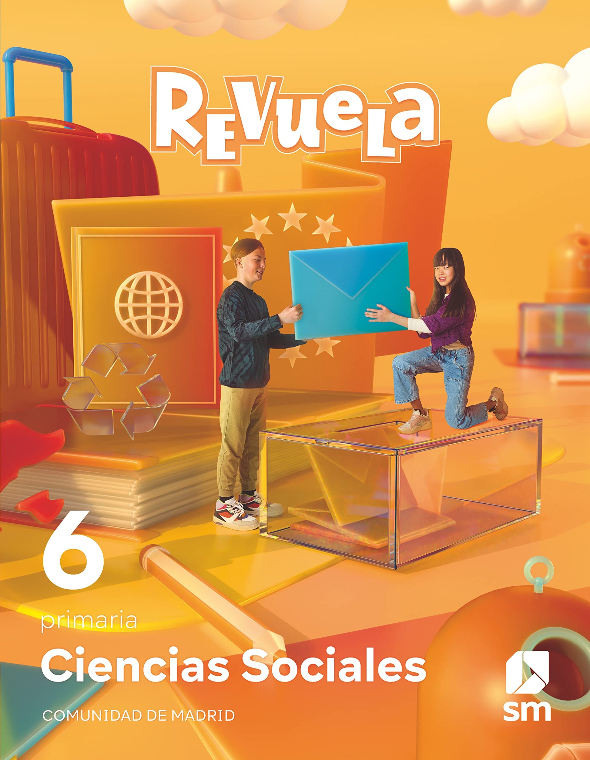 Libro: Ciencias Sociales. 6 Primaria. Revuela. Comunidad de Madrid