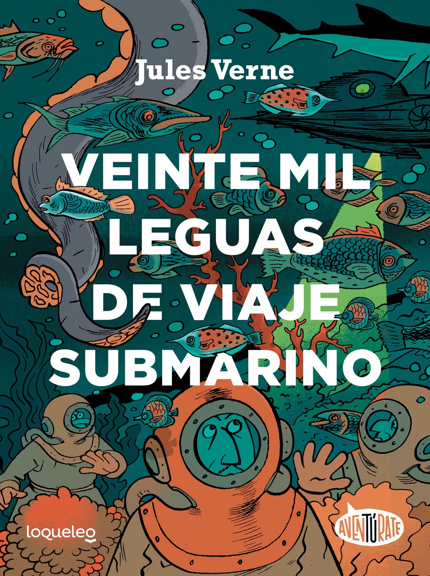 Libro: Veinte mil leguas de viaje submarino. Aventúrate