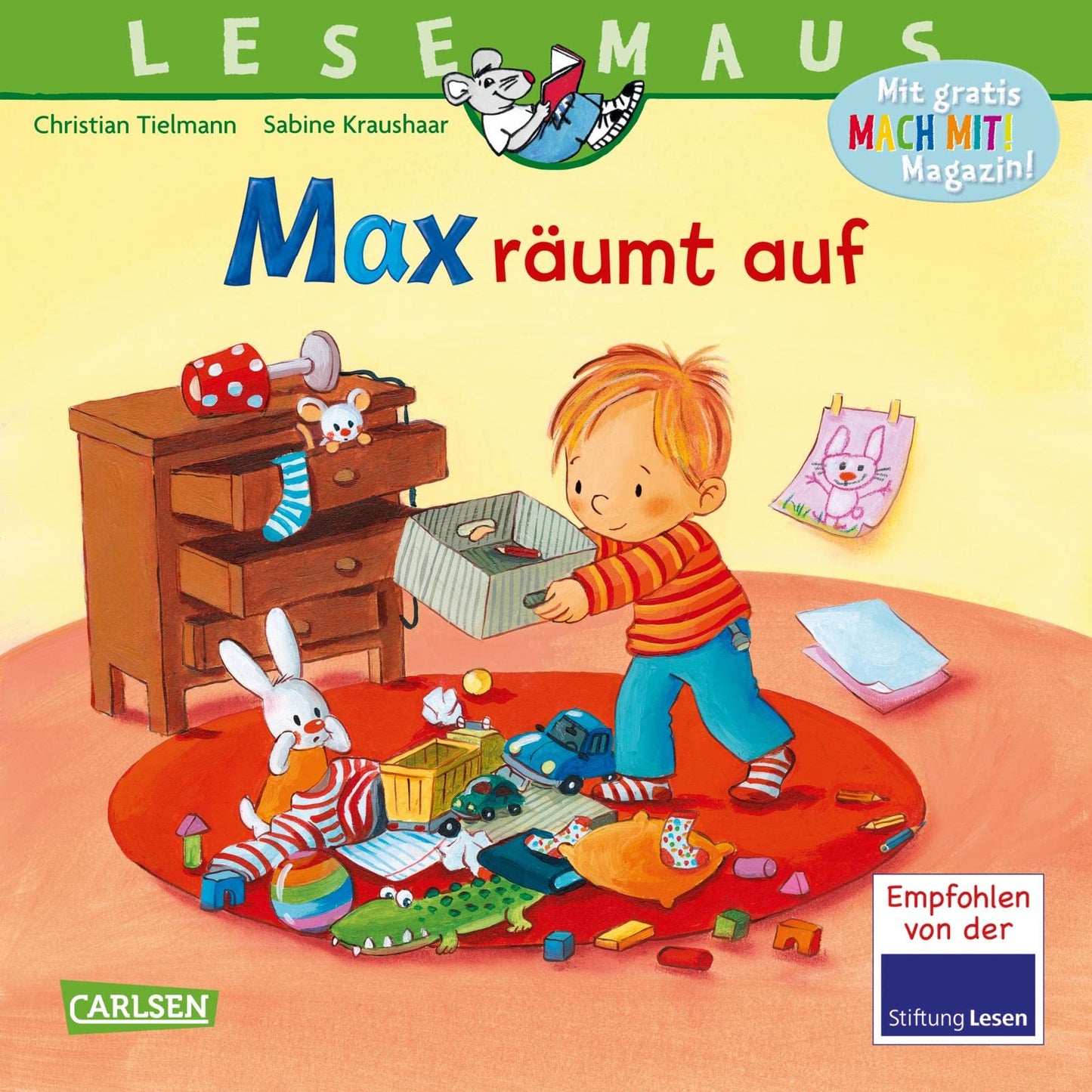Libro: LESEMAUS 119: Max räumt auf: Bilderbuch ab 3 Jahre | mit vielen Aufräumtipps für die ganze Familie