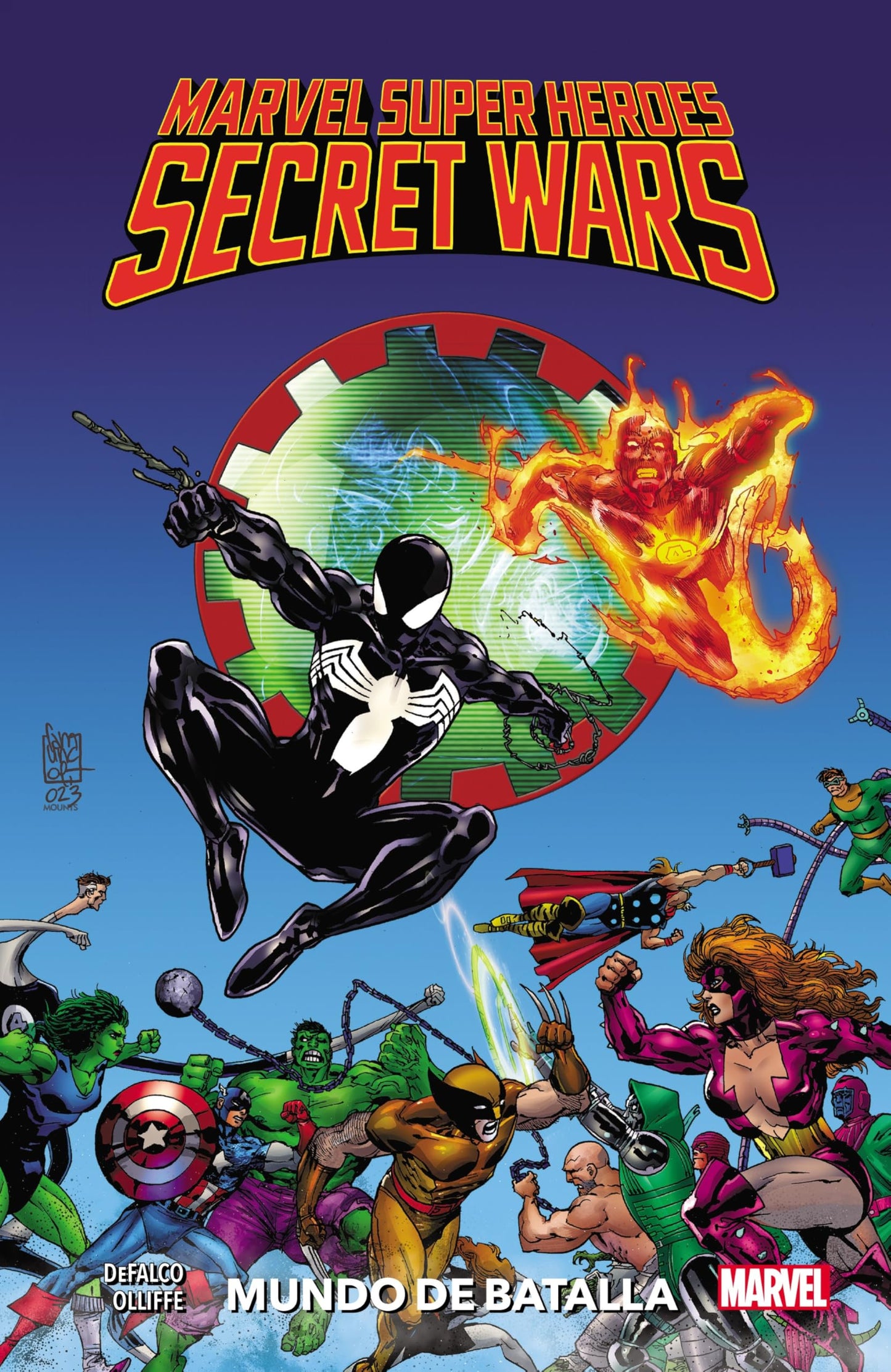 Libro: 100% Marvel marvel super heroes secret wars. mundo de batalla