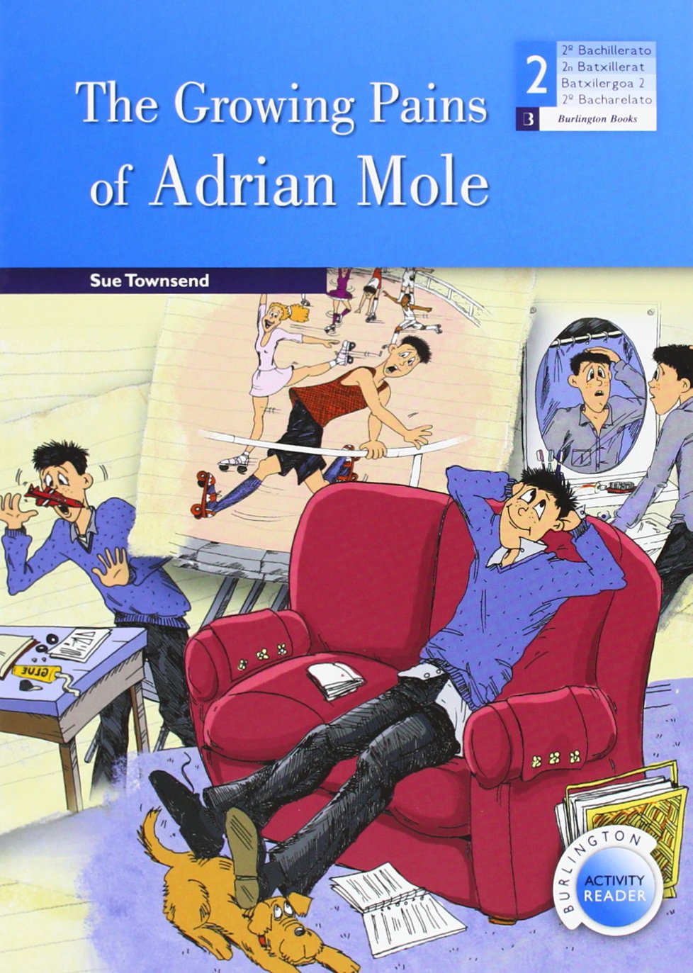 Libro: Growing pains of adrian mole the 2 bach (LECTURAS)