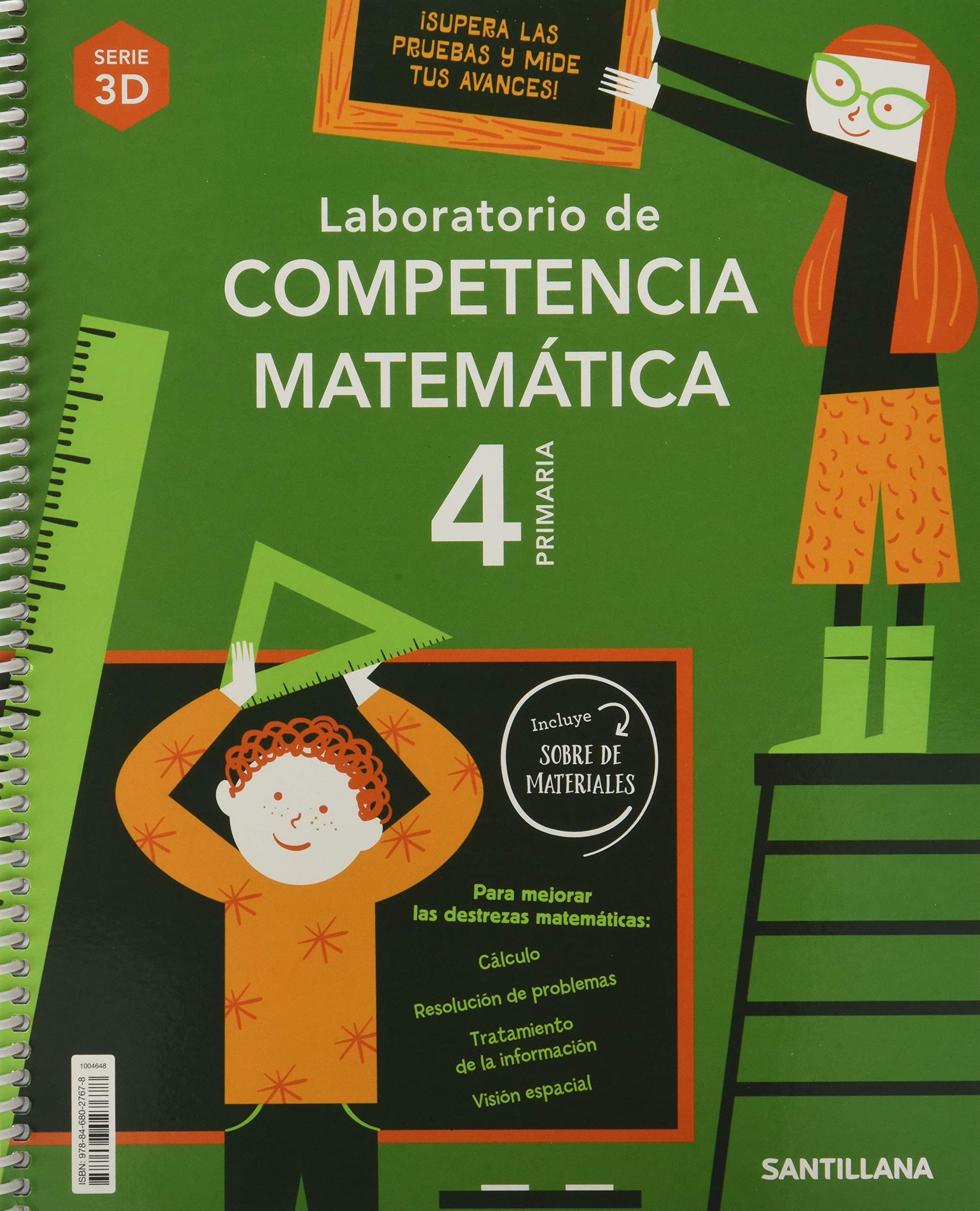 Libro: LABORATORIO DE COMPETENCIA MATEMATICA SERIE 3D 4 PRIMARIA
