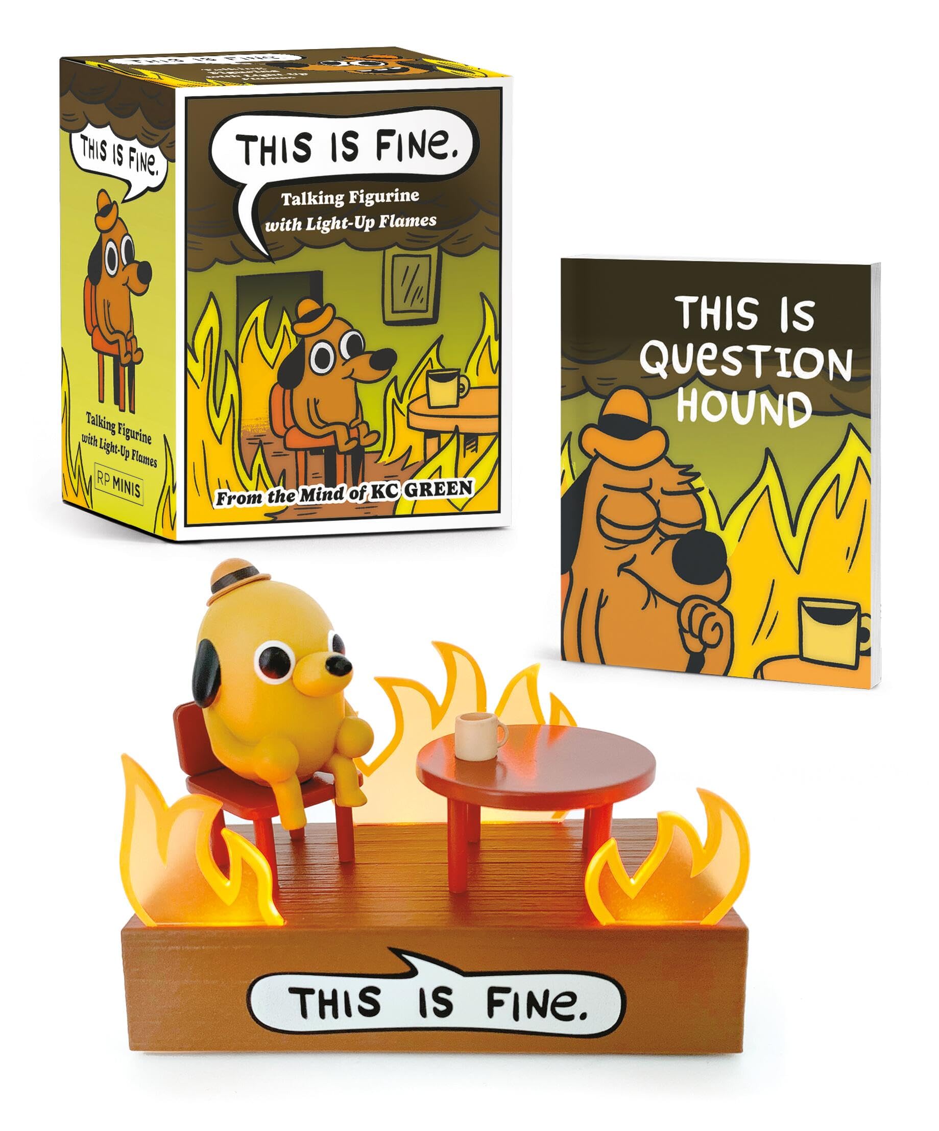 Libro: This Is Fine Talking Figurine: With Light and Sound! (RP Minis)