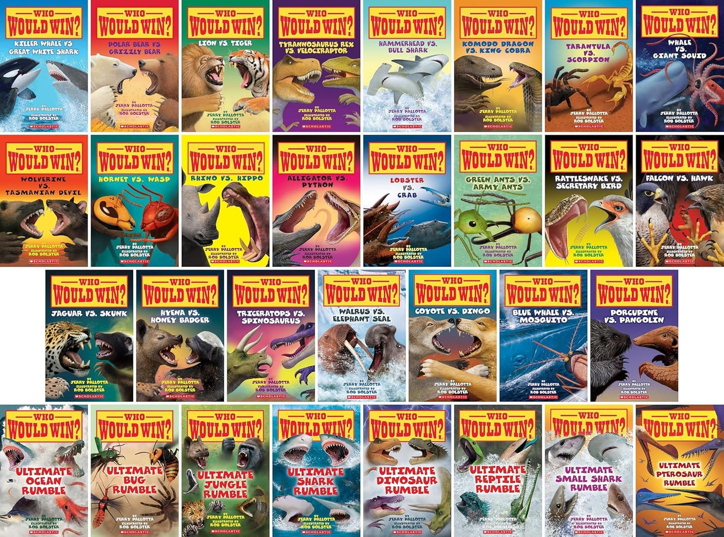 Libro: Who Would Win Complete Series Collection – 31 Books Set by Jerry Pallotta