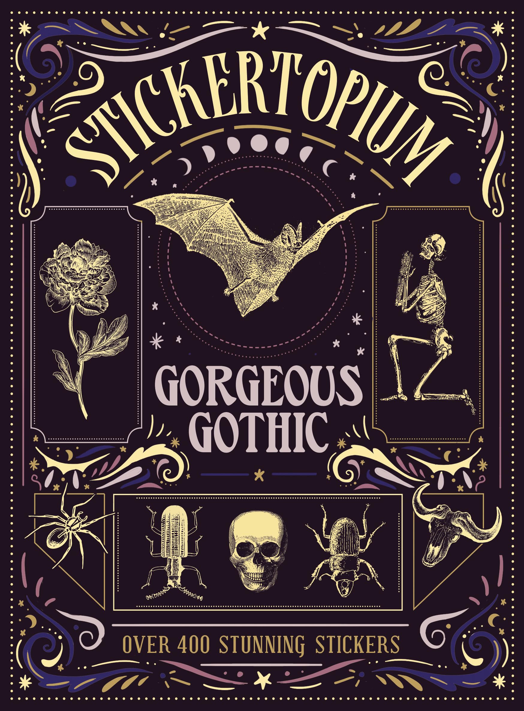 Libro: Stickertopium: Gorgeous Gothic: Over 400 Stunning Stickers