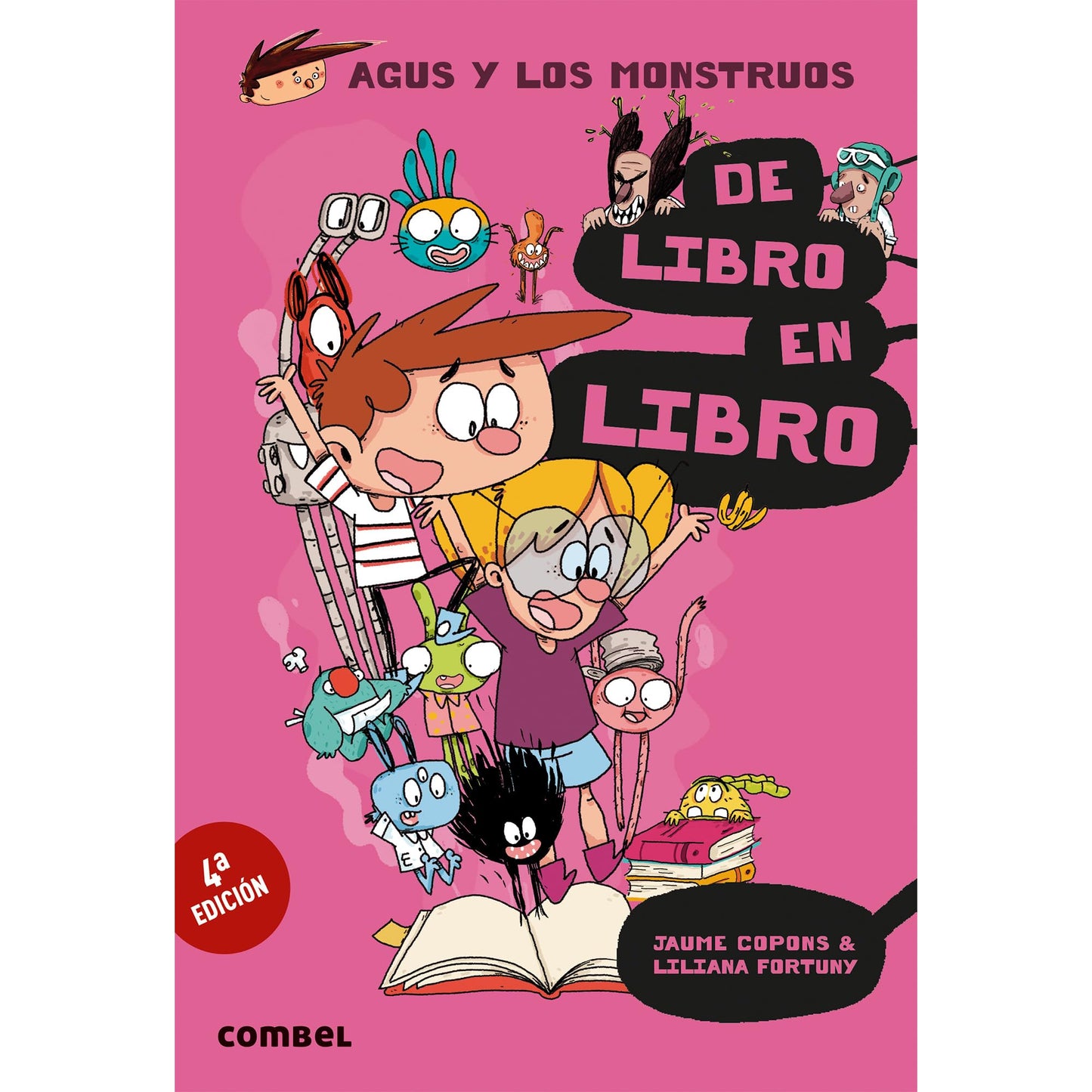 Libro: De libro en libro (Agus y los Monstruos 6) - Fomenta la Lectura con Esta Novela Gráfica Infantil