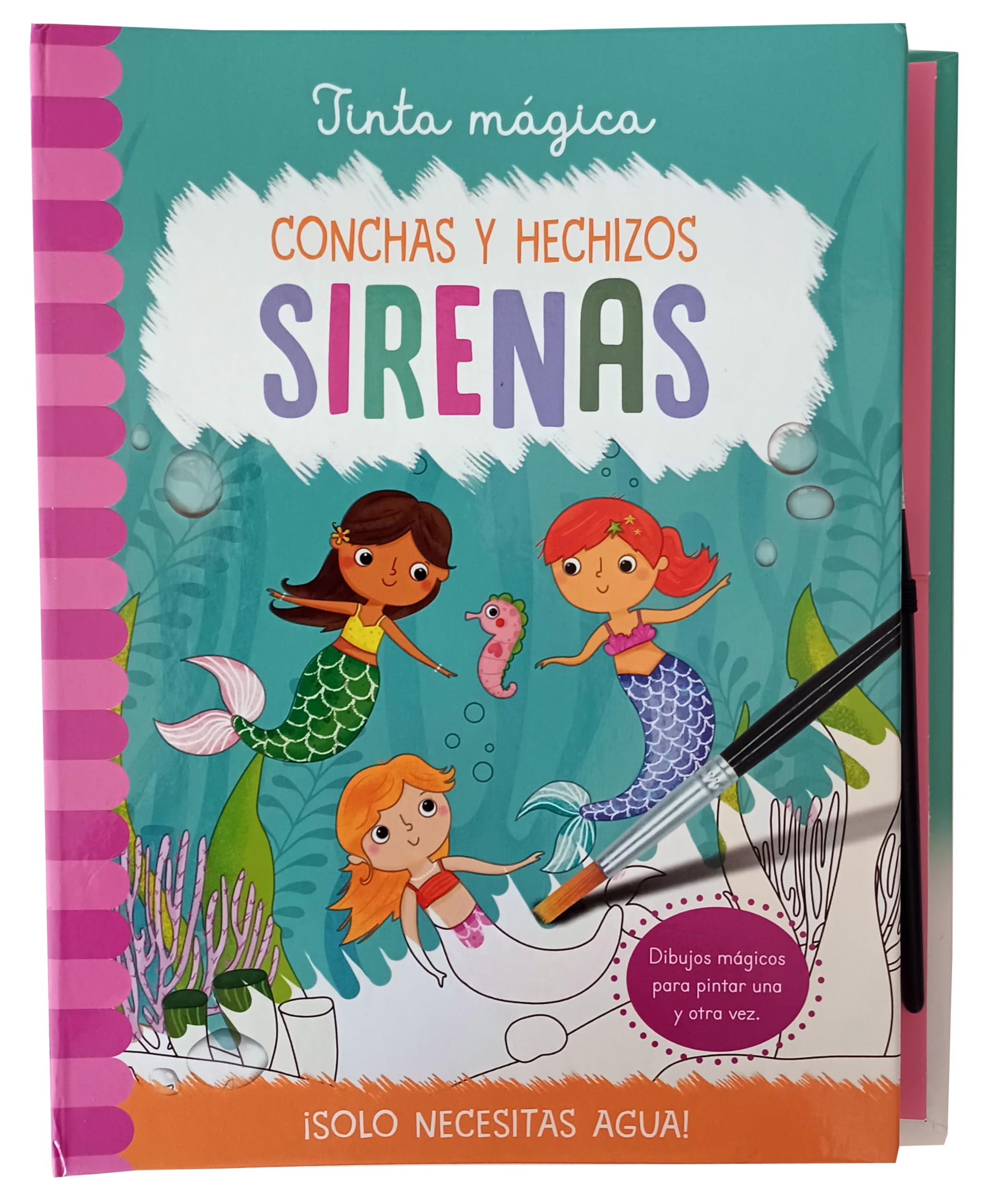 Libro: Tinta Mágica: Sirenas (DIBUJO Y MANUALIDADES)
