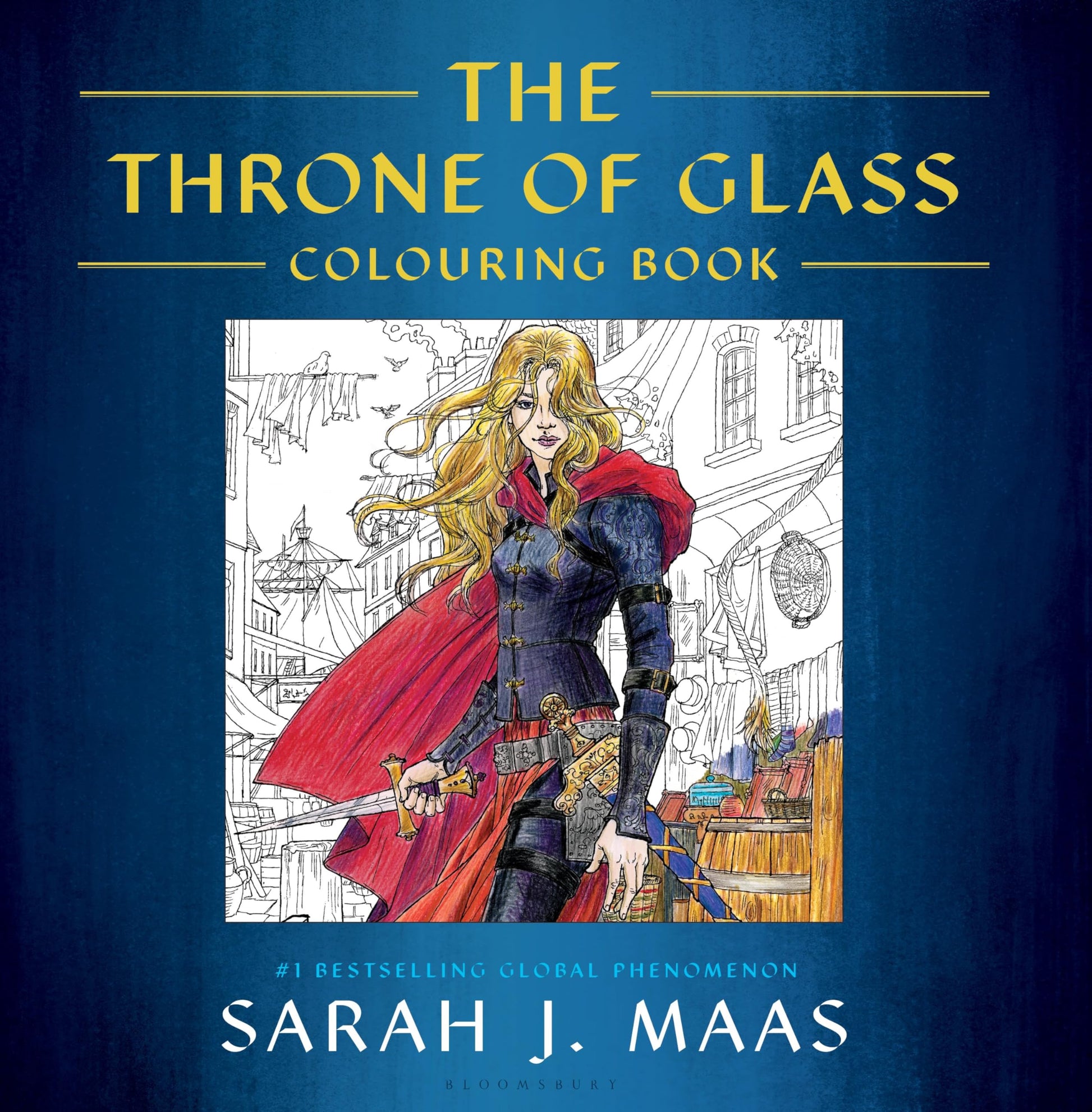 Libro: The Throne of Glass Colouring Book