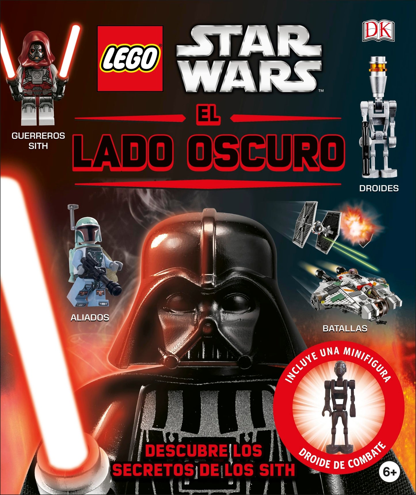 Libro: LEGO® Star Wars. El lado oscuro: (incluye una minifigura de un droide de combate)