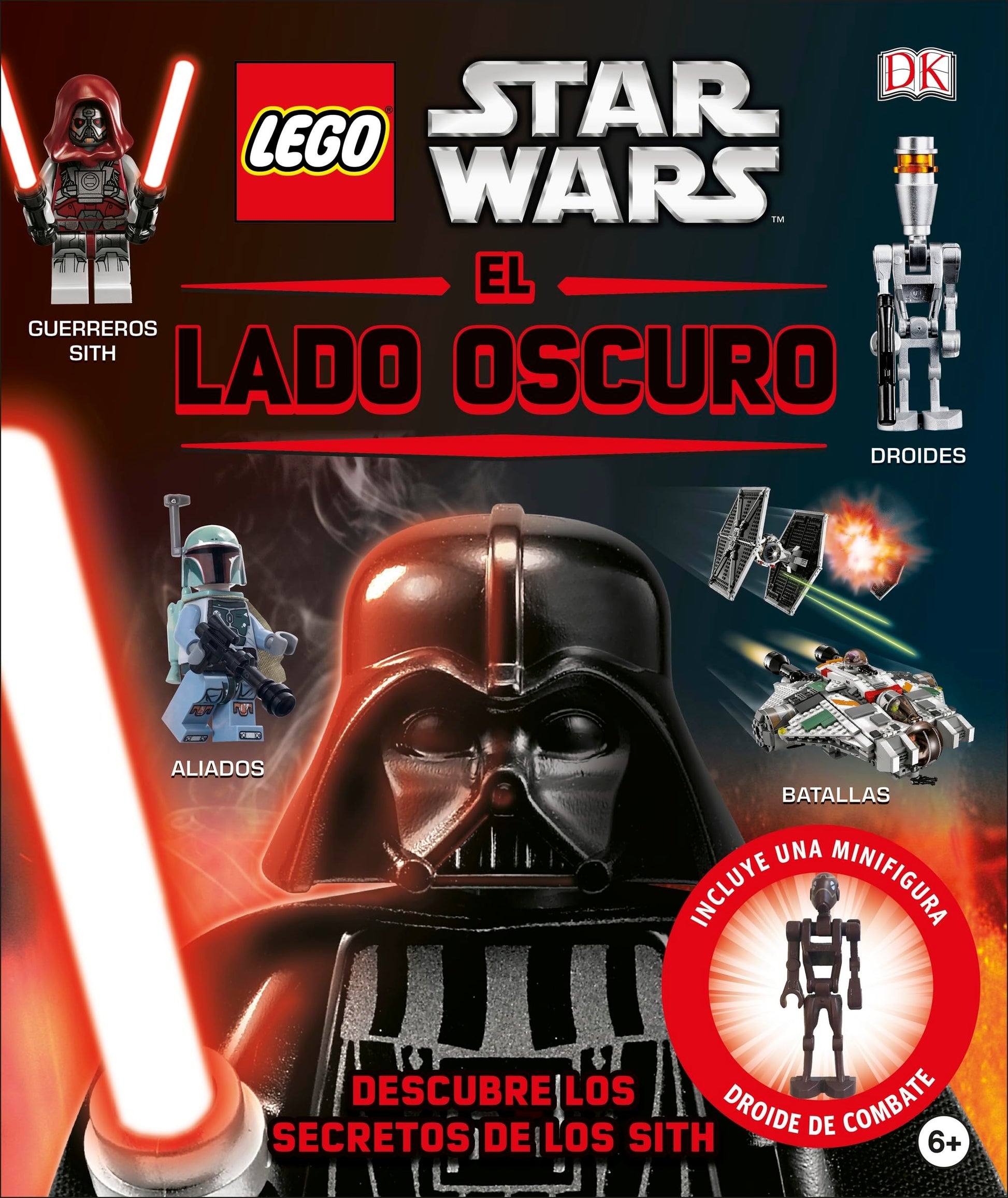 Libro: LEGO® Star Wars. El lado oscuro: (incluye una minifigura de un droide de combate)