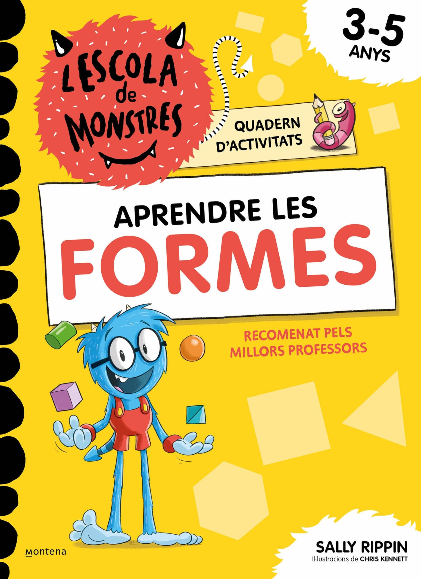 Libro: L'Escola de Monstres. Quadern d'activitats - Aprendre les FORMES: Quadern de geometria per a nens de 3 a 5 anys