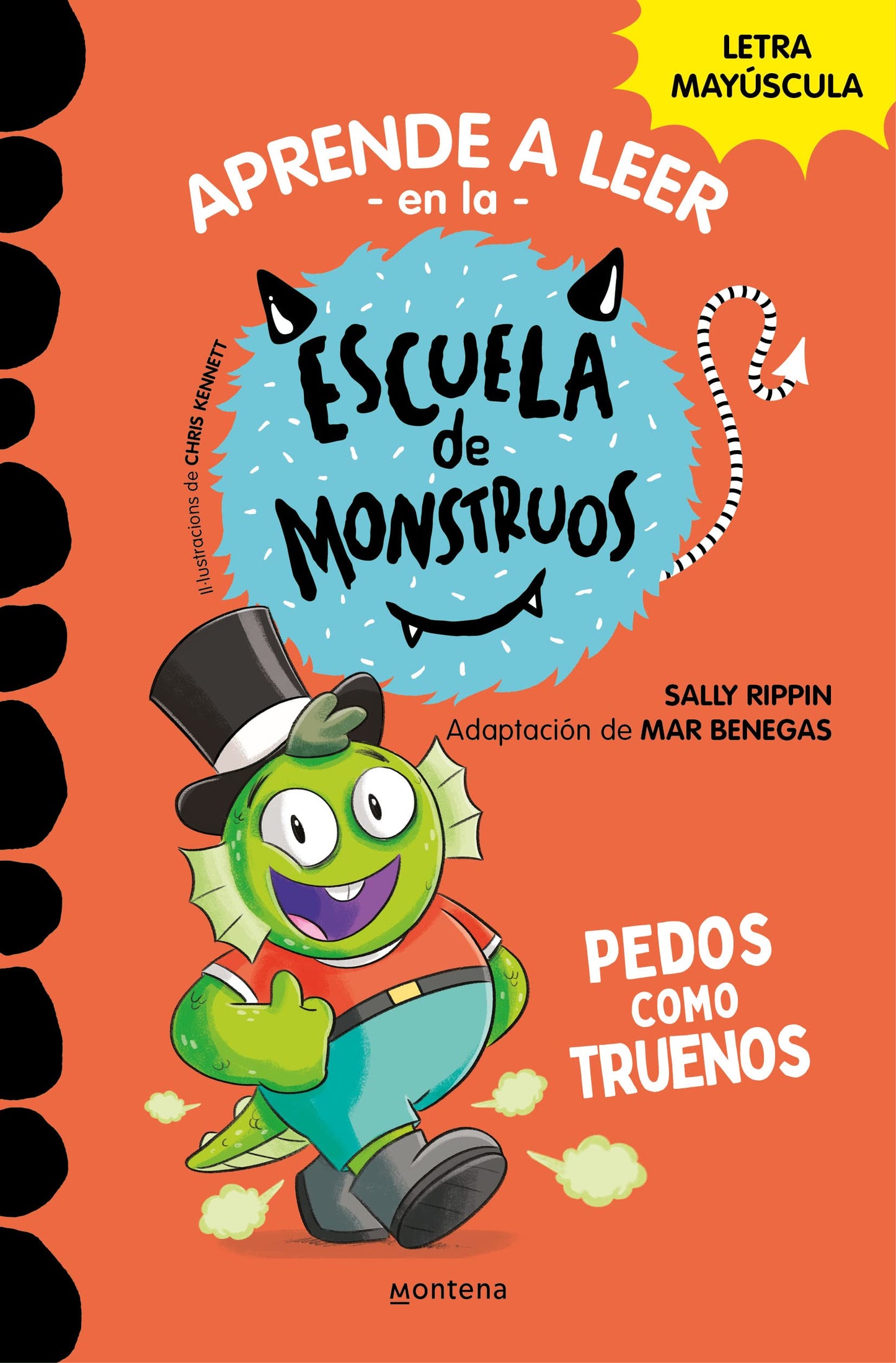 Aprender a leer en la Escuela de Monstruos 7 - Pedos como truenos: En letra MAYÚSCULA (libros para niños a partir de 5 años) (Montena)