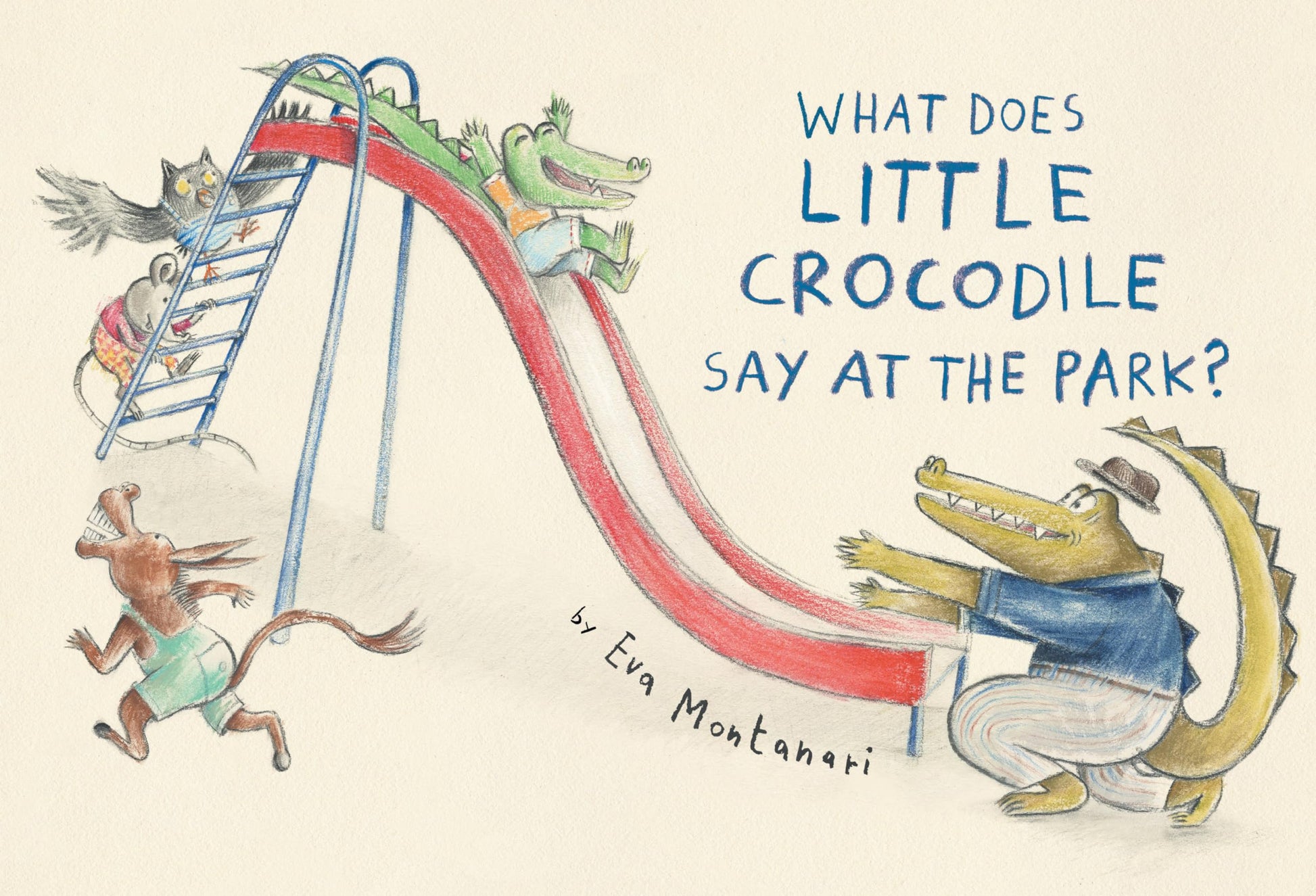 Libro: What Does Little Crocodile Say At the Park?