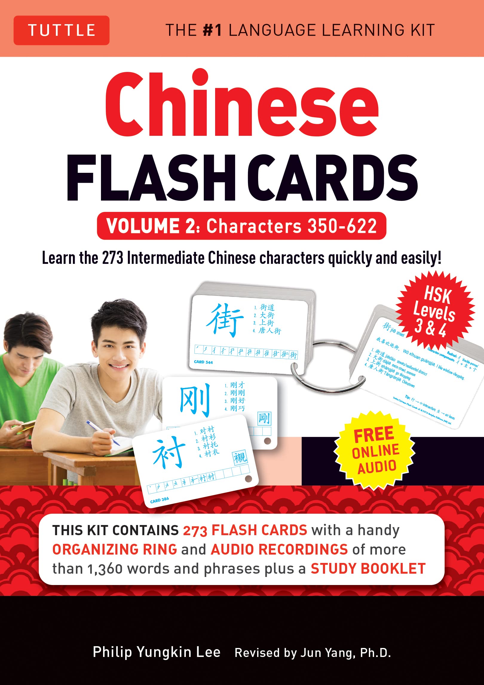 Libro: Chinese Flash Cards Kit Volume 2 /anglais: HSK Levels 3 & 4 Intermediate Level: Characters 350-622 (Online Audio Included)
