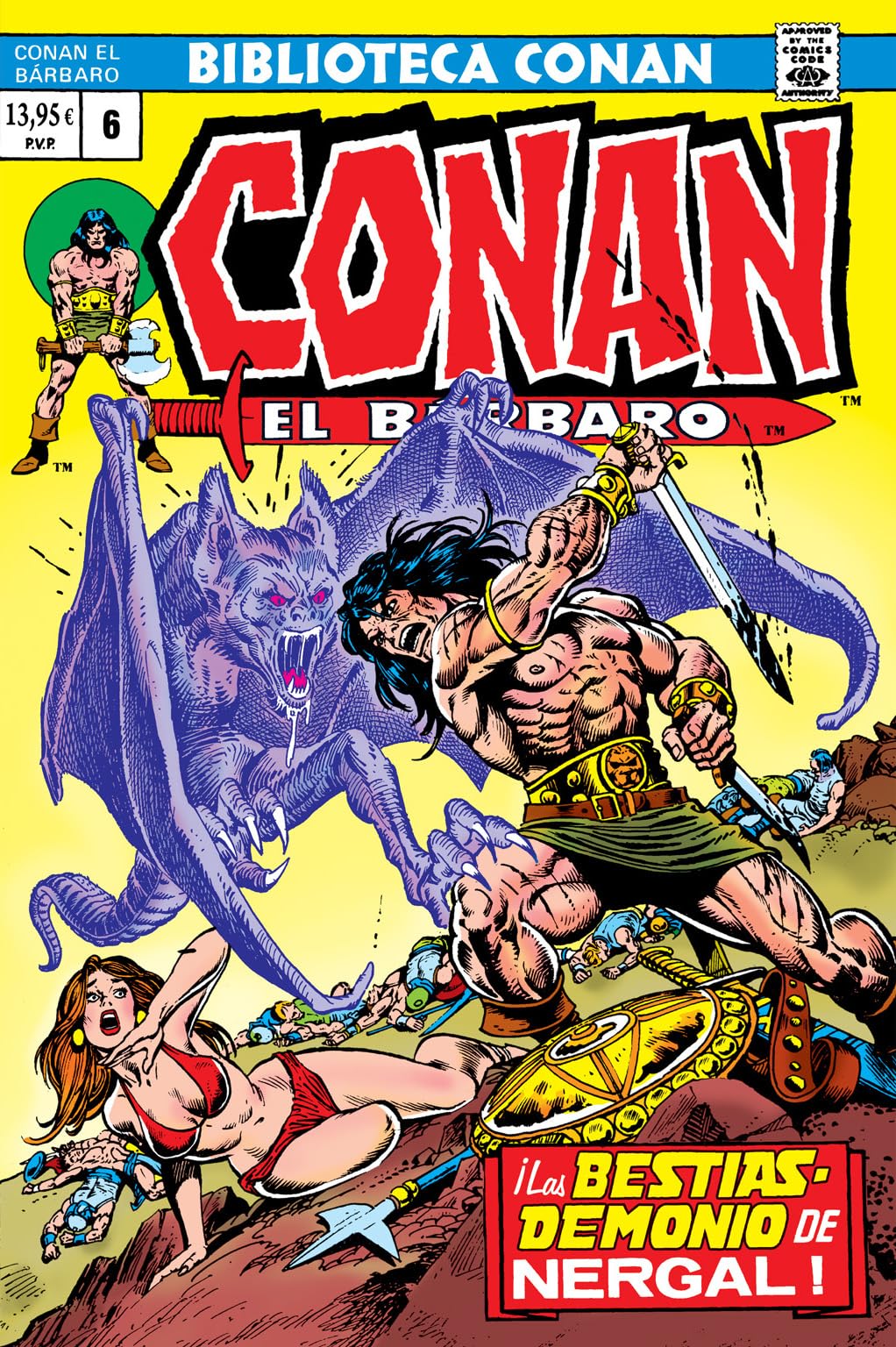 Libro: Biblioteca conan el bárbaro 6. 1973-74: conan the barbarian 29-34 usa