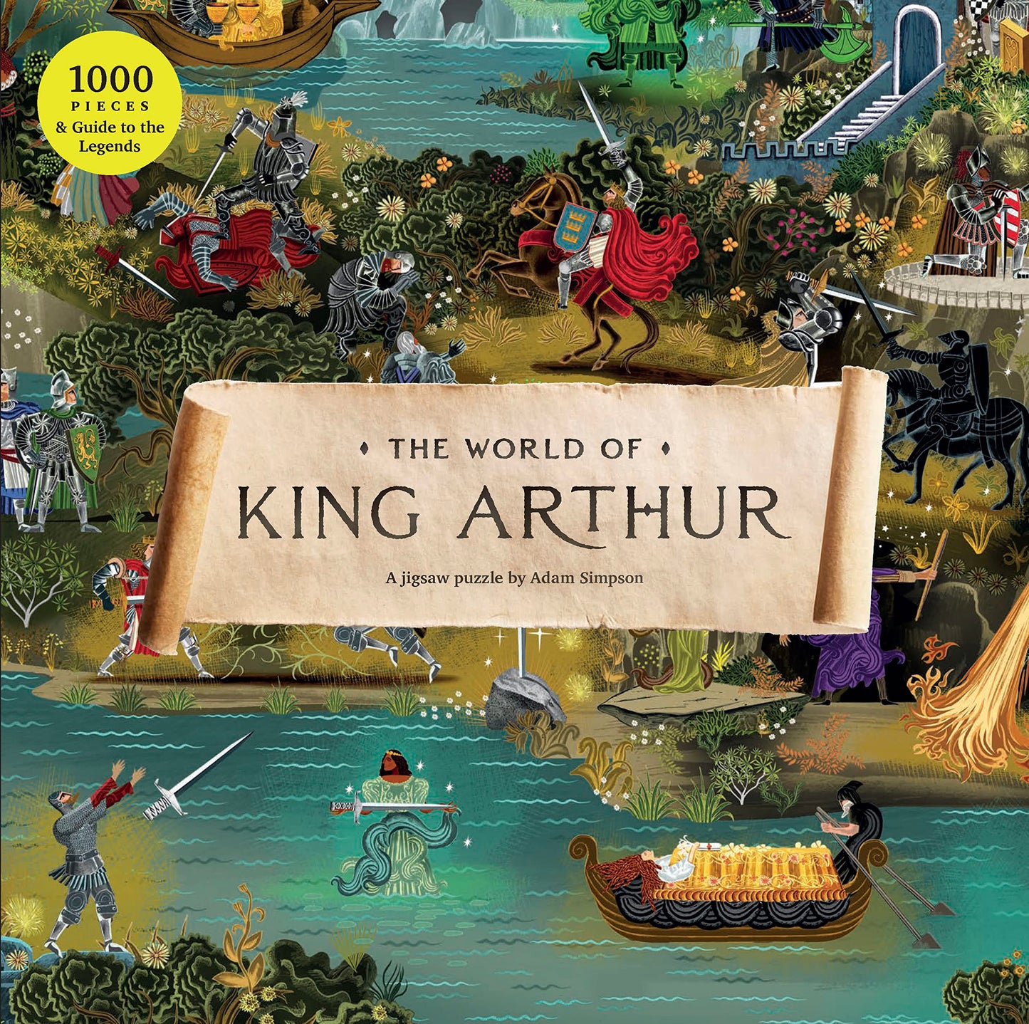 Libro: The World of King Arthur 1000 Piece Puzzle