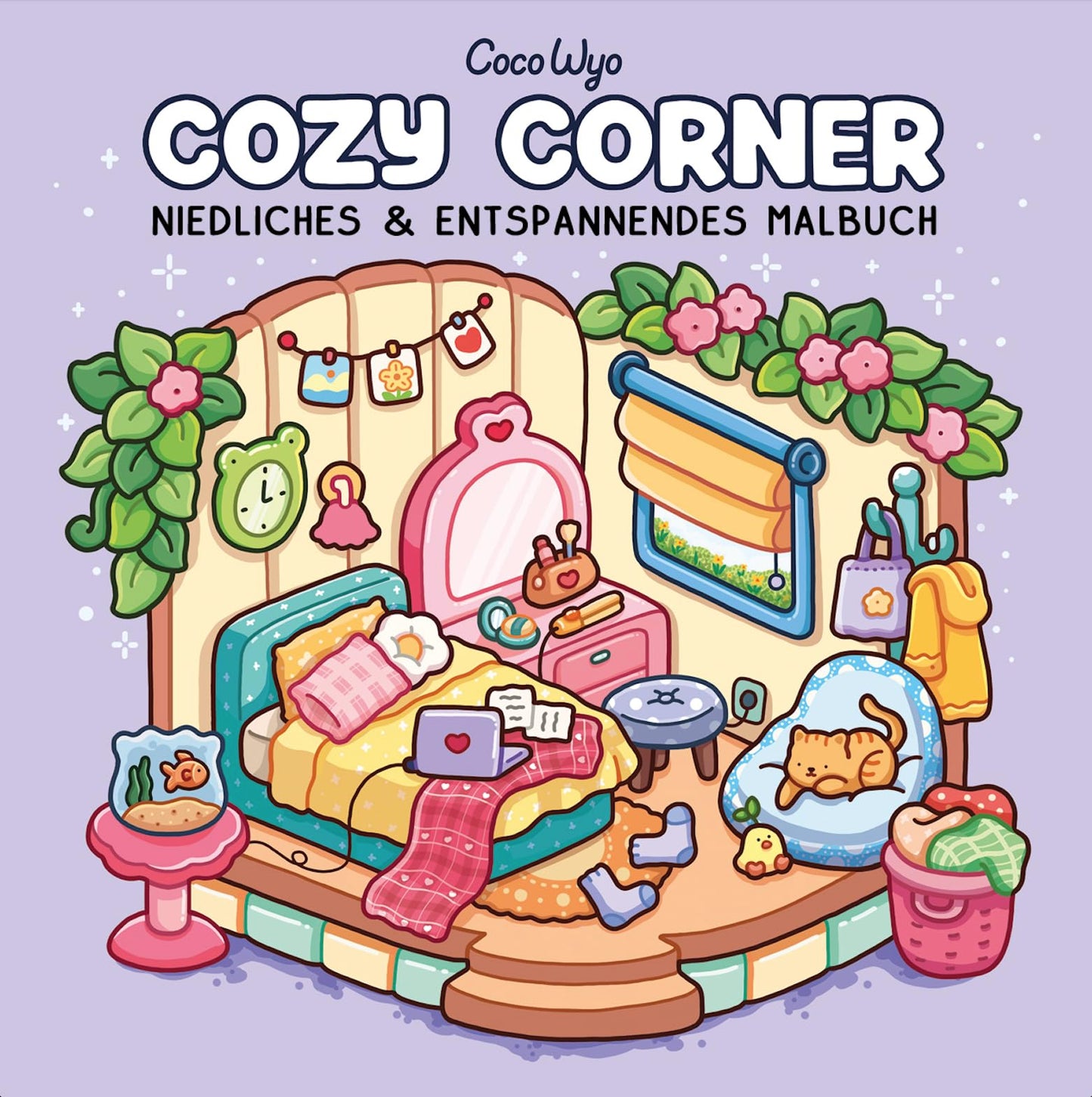 Libro: Cozy Corner: Malbuch für Erwachsene, Teenager und Kinder (Cozy Spaces Coloring): 3