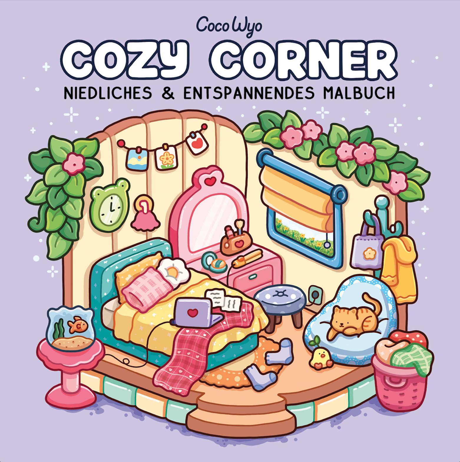 Libro: Cozy Corner: Malbuch für Erwachsene, Teenager und Kinder (Cozy Spaces Coloring): 3