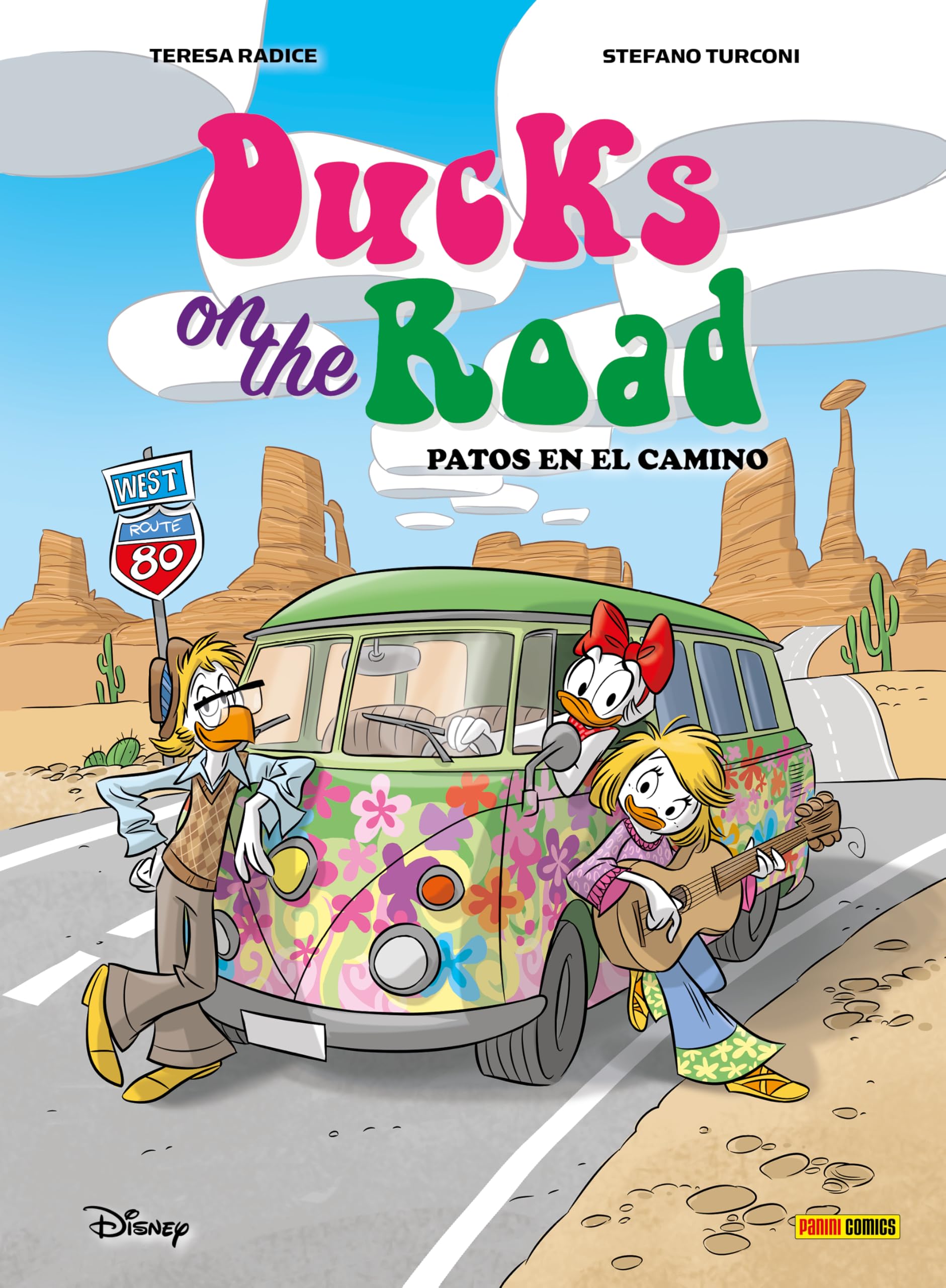 Libro: Disney limited ducks on the road (patos en la carretera)