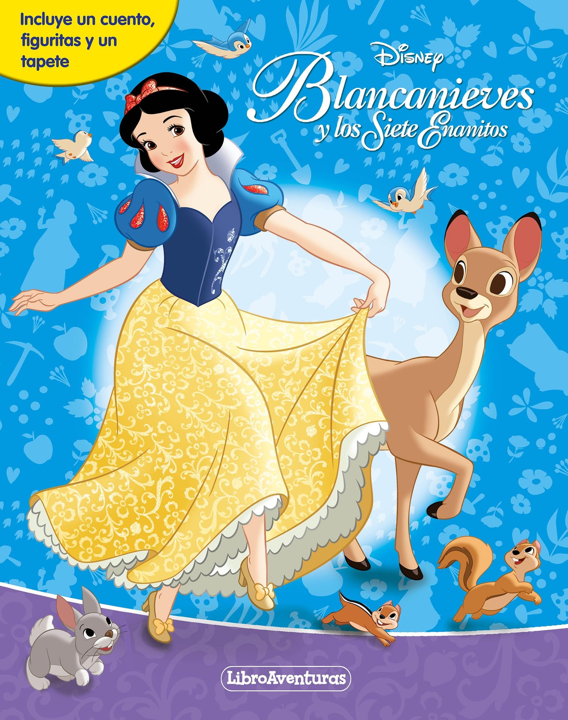 Libro: Blancanieves. Libroaventuras: Incluye un cuento, figuritas y un tapete