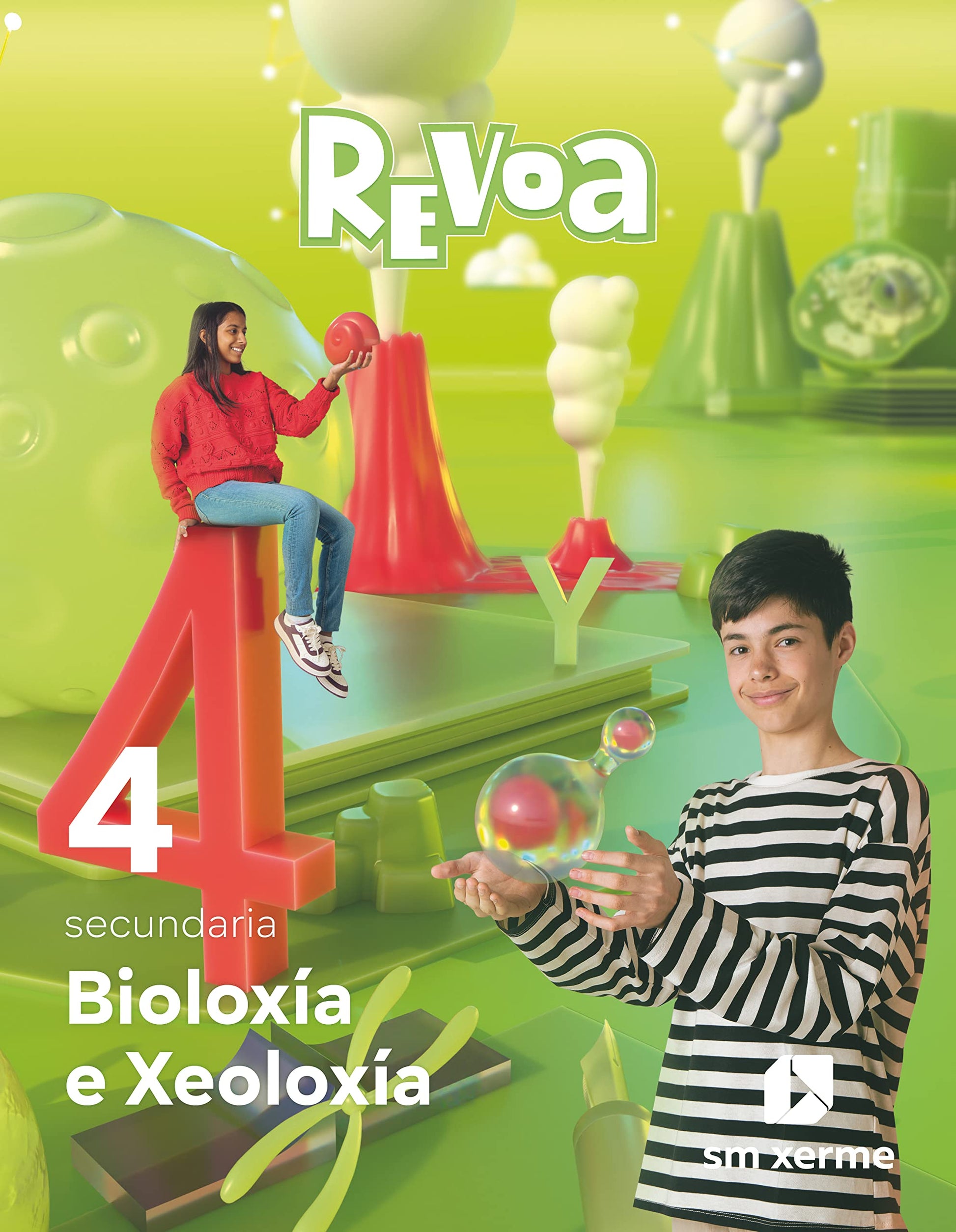Libro: Bioloxía e Xeoloxía. 4 Secundaria. Revoa