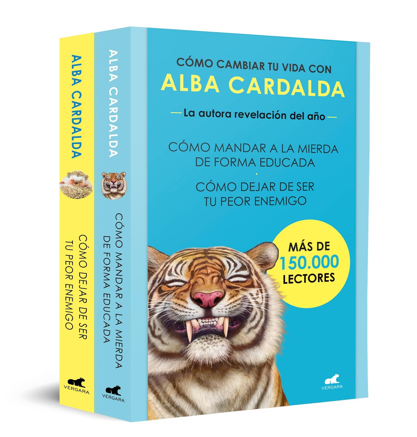 Libro: Pack Alba Cardalda (Cómo mandar a la mierda de forma educada + Cómo dejar de ser tu peor enemigo) (Vergara)
