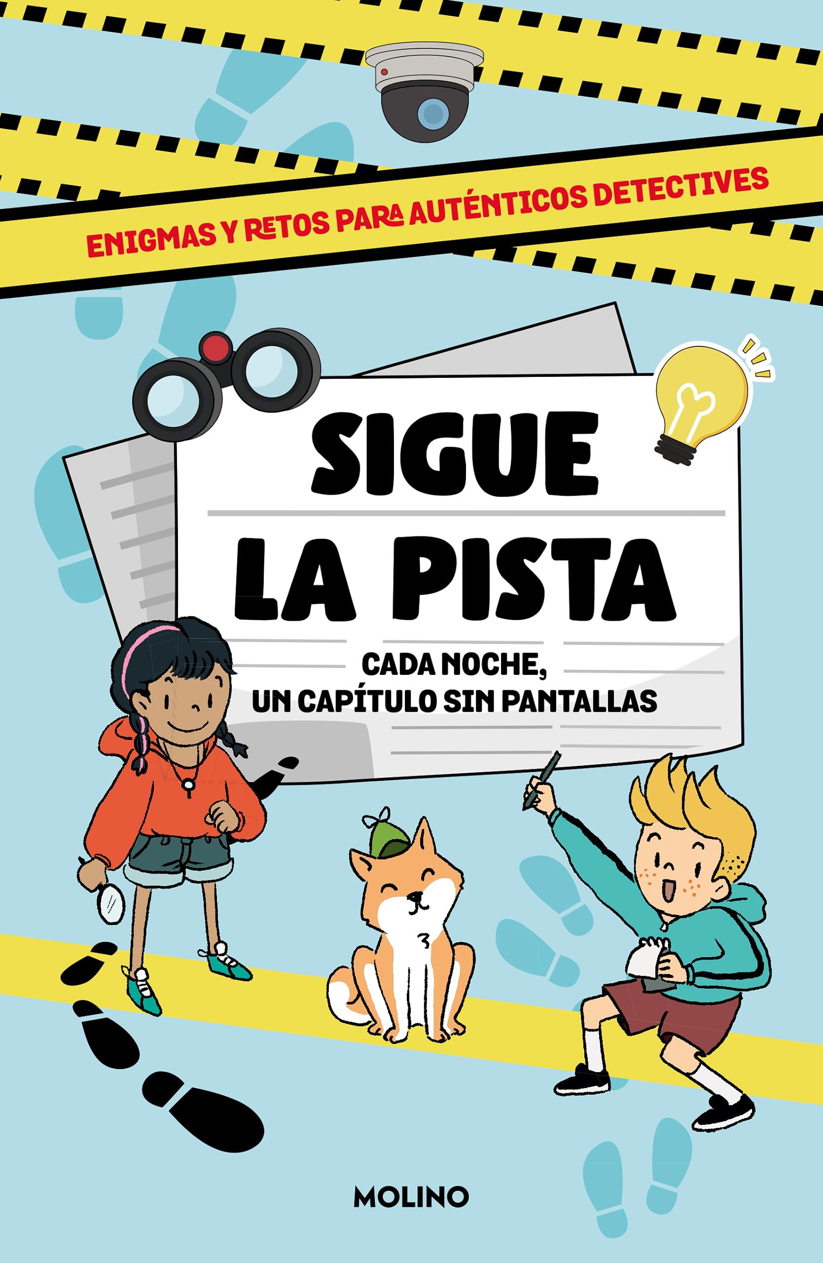 Libro: Sigue la pista: Enigmas y retos para auténticos detectives (No ficción infantil)