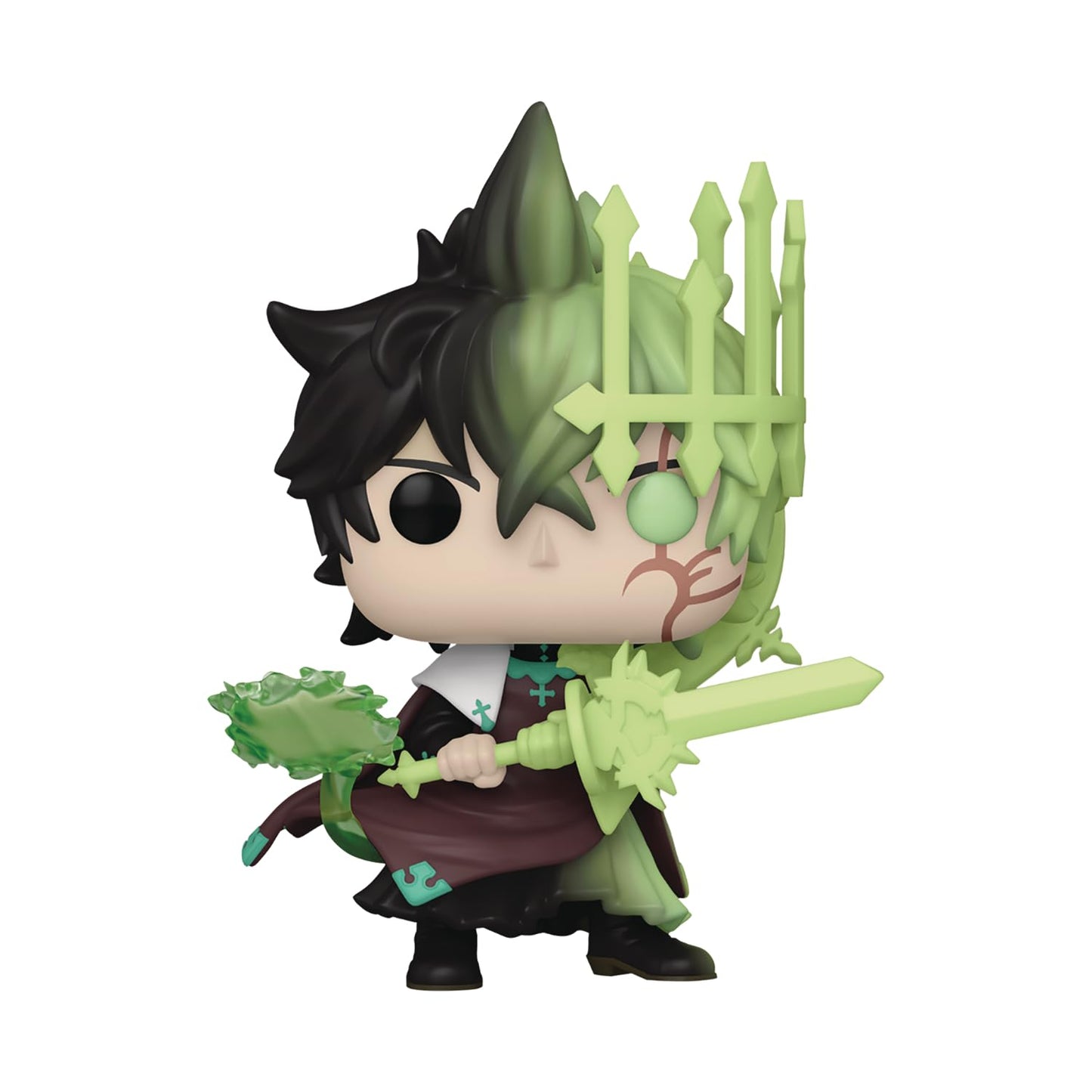 Funko Pop: Pop! Animation: Black Clover - Yuno Spirit of Zephyr (Glow-in-The-Dark) PX Figura de Vinilo