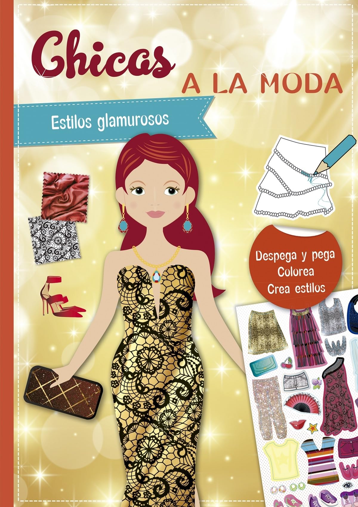 Libro: Pegatinas. Chicas A La Moda. Estilos Glamurosos (Picarona)