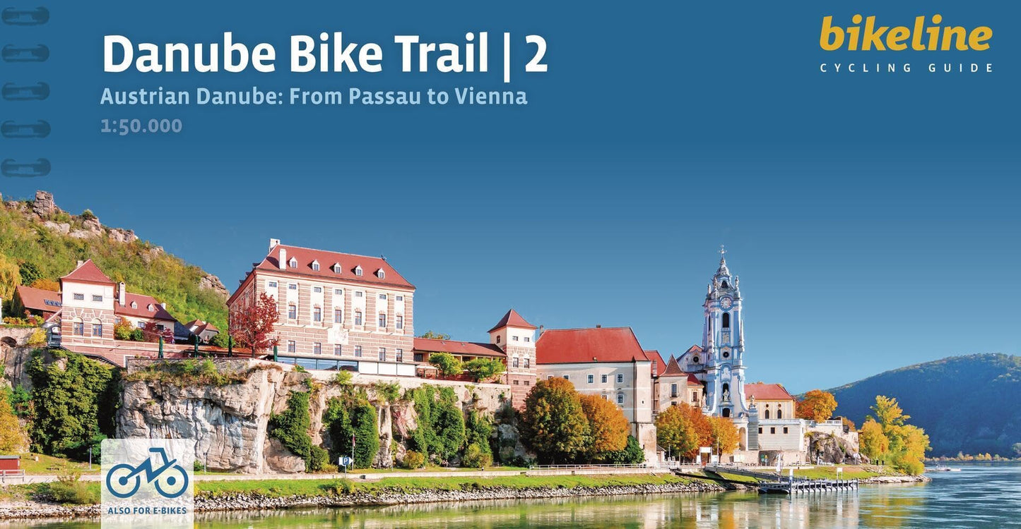 Libro: Danube Bike Trail 2: Part 2: Austrian Danube - From Passau to Vienna, 1:50.000, 330 km