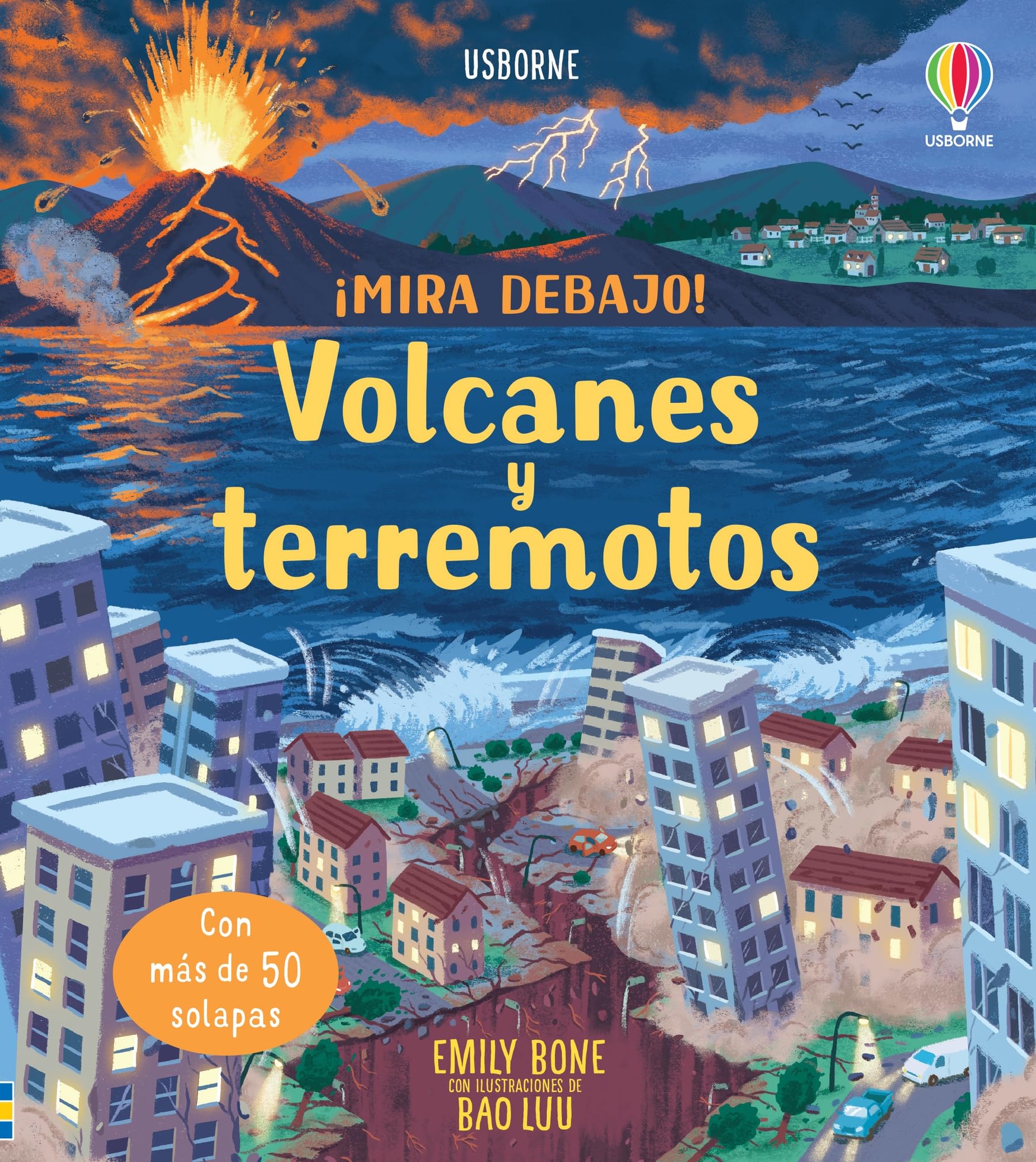 Libro: VOLCANES Y TERREMOTOS MIRA DEBAJO
