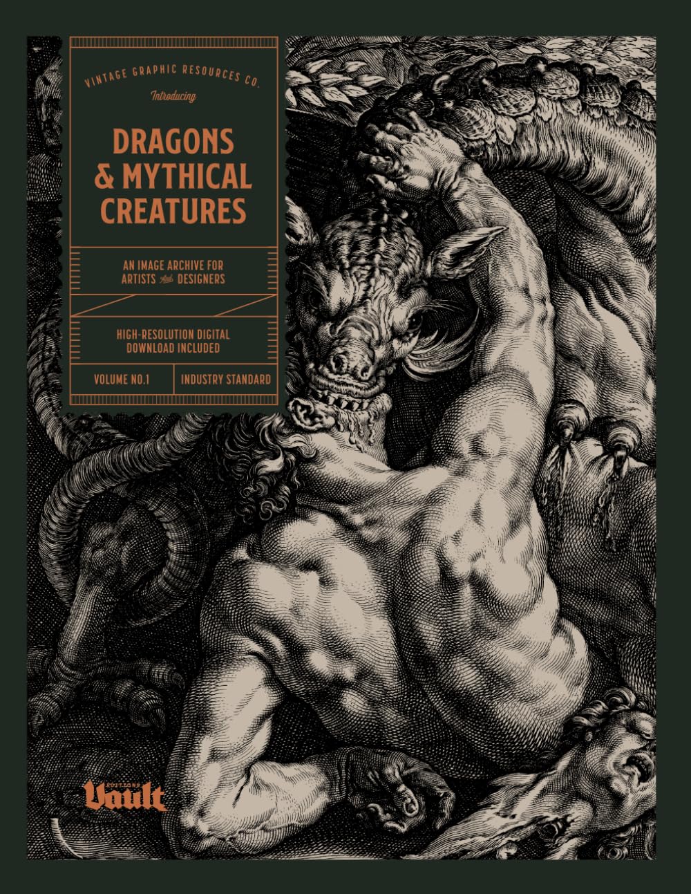Libro: Dragons & Mythical Creatures: An Image Archive for Artists and Designers (Image Archive Series by Vault Editions)