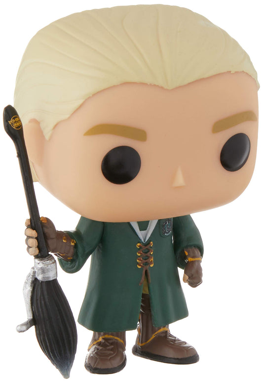Funko - Harry Potter-Draco Malfoy Quidditch Figura, Multicoloured, 6881