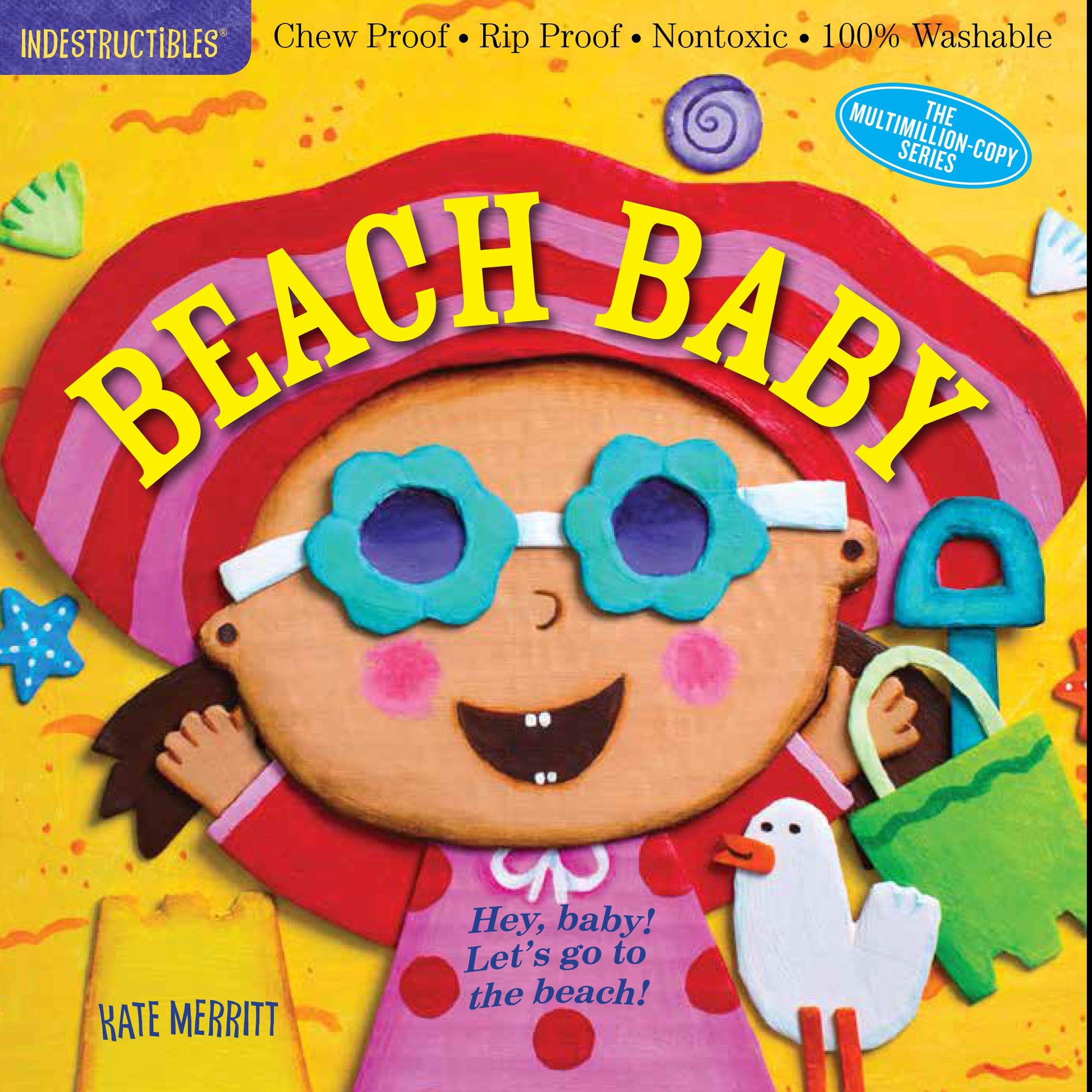 Libro: Indestructibles (The Original): Beach Baby: Chew Proof · Rip Proof · Nontoxic · 100% Washable (Book for Babies, Newborn Books, Safe to Chew)