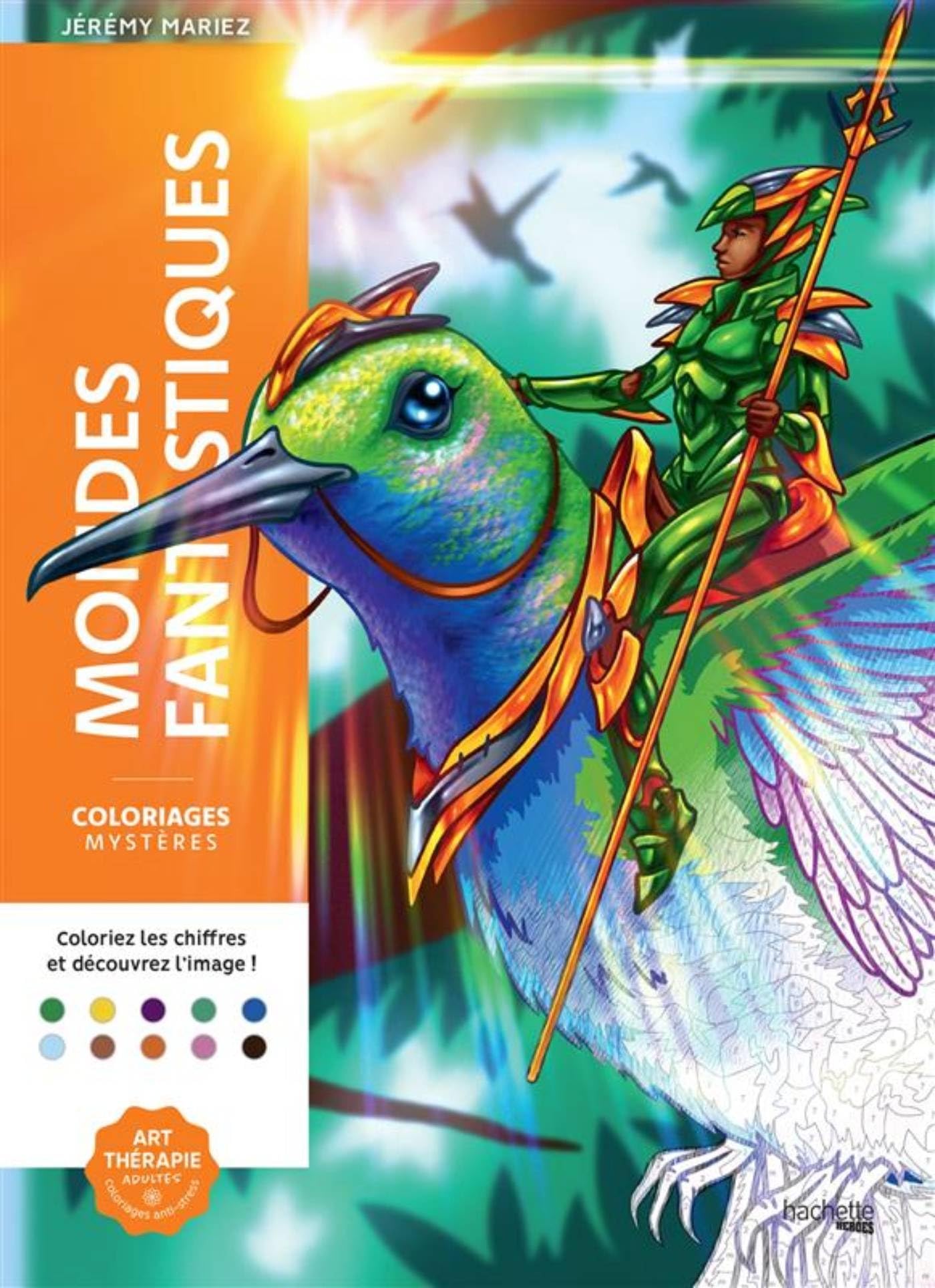 Libro: Coloriages mystères - Mondes fantastiques