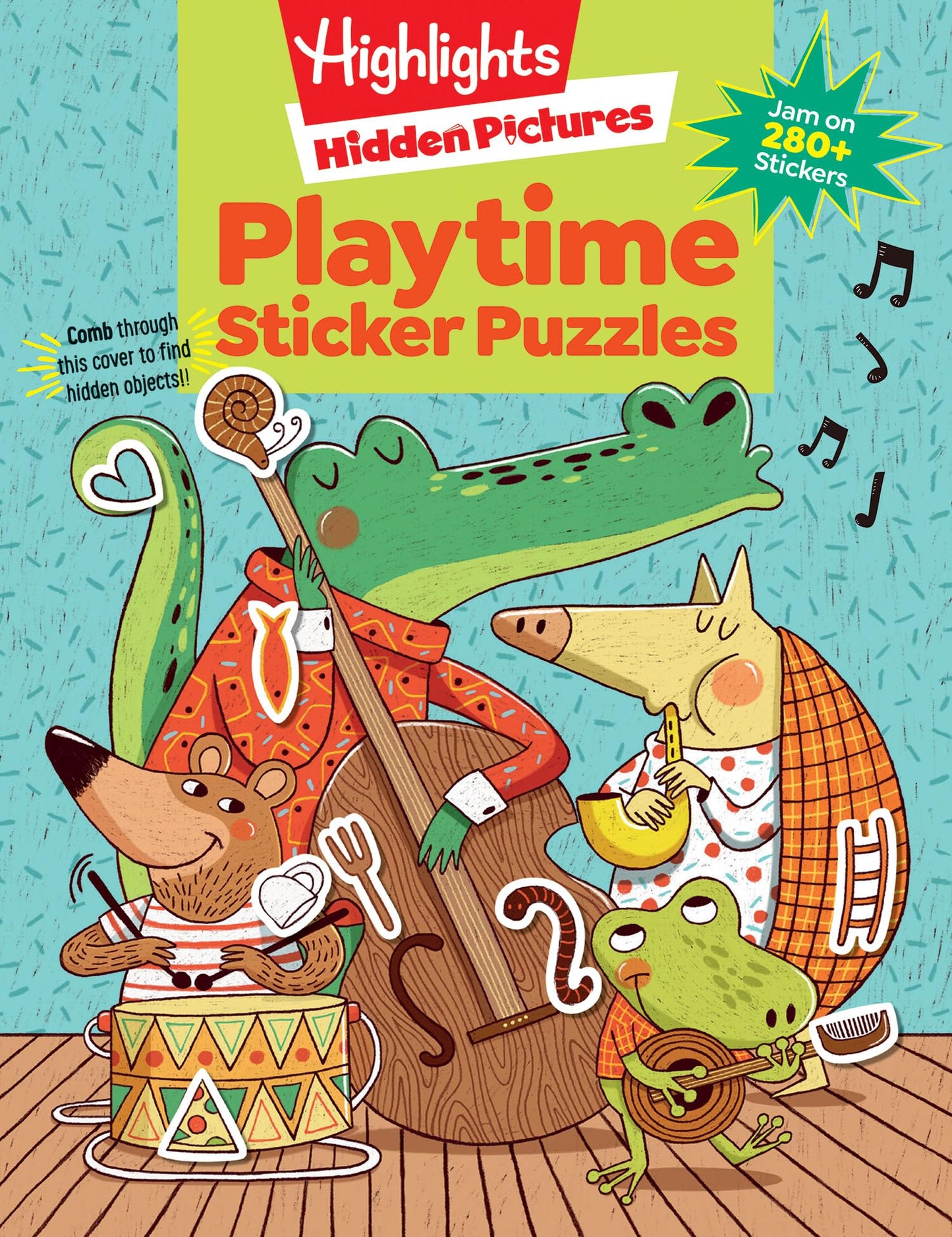 Libro: Playtime Sticker Puzzles (Highlights Sticker Hidden Pictures)