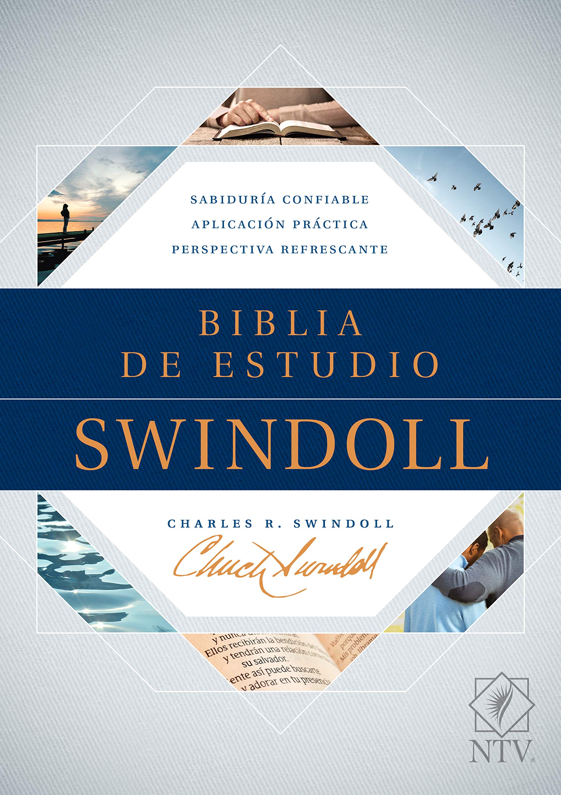 Libro: Biblia de estudio Swindoll NTV (Tapa dura, Azul) (Spanish Edition)