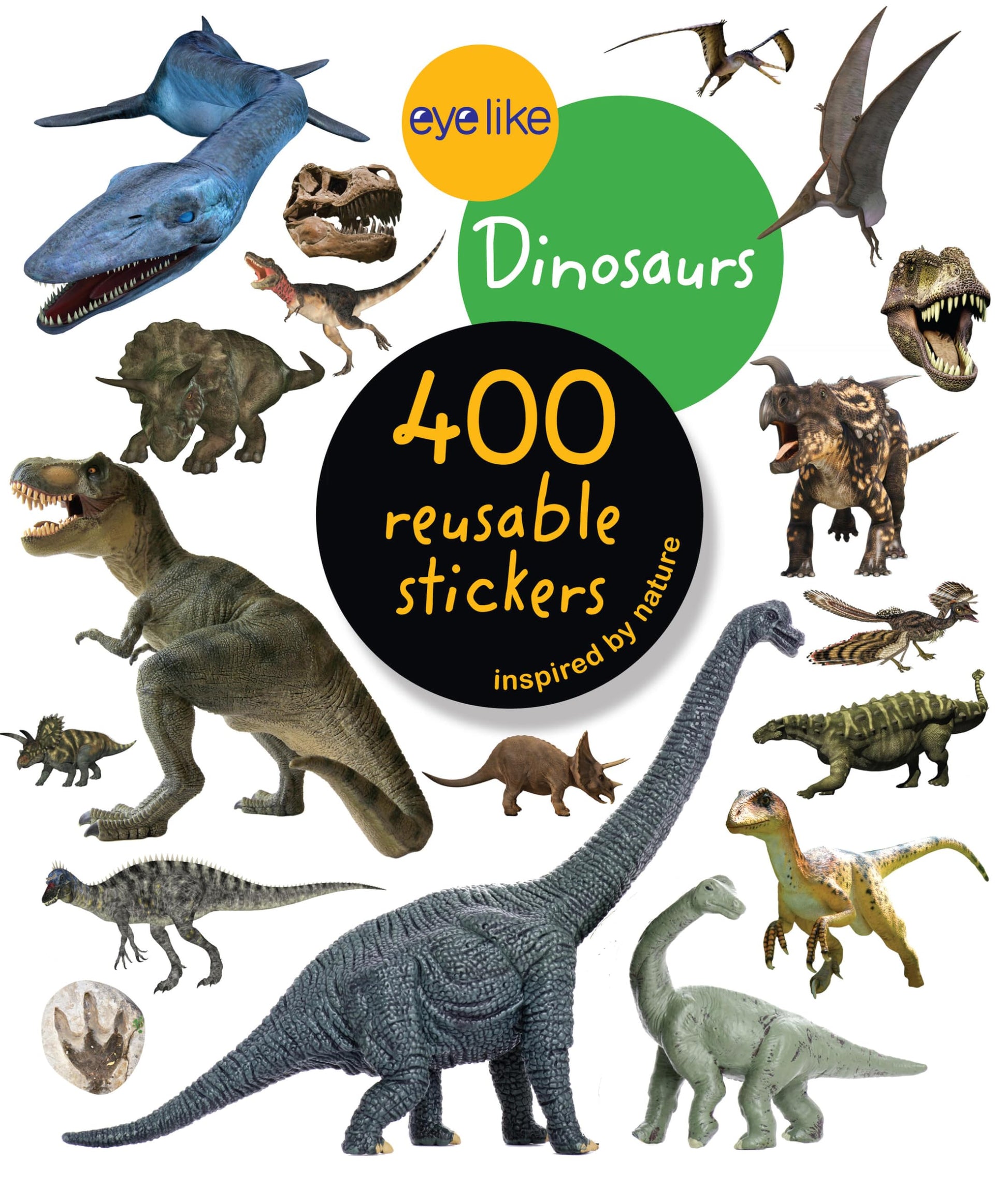 Libro: Eyelike Stickers: Dinosaurs