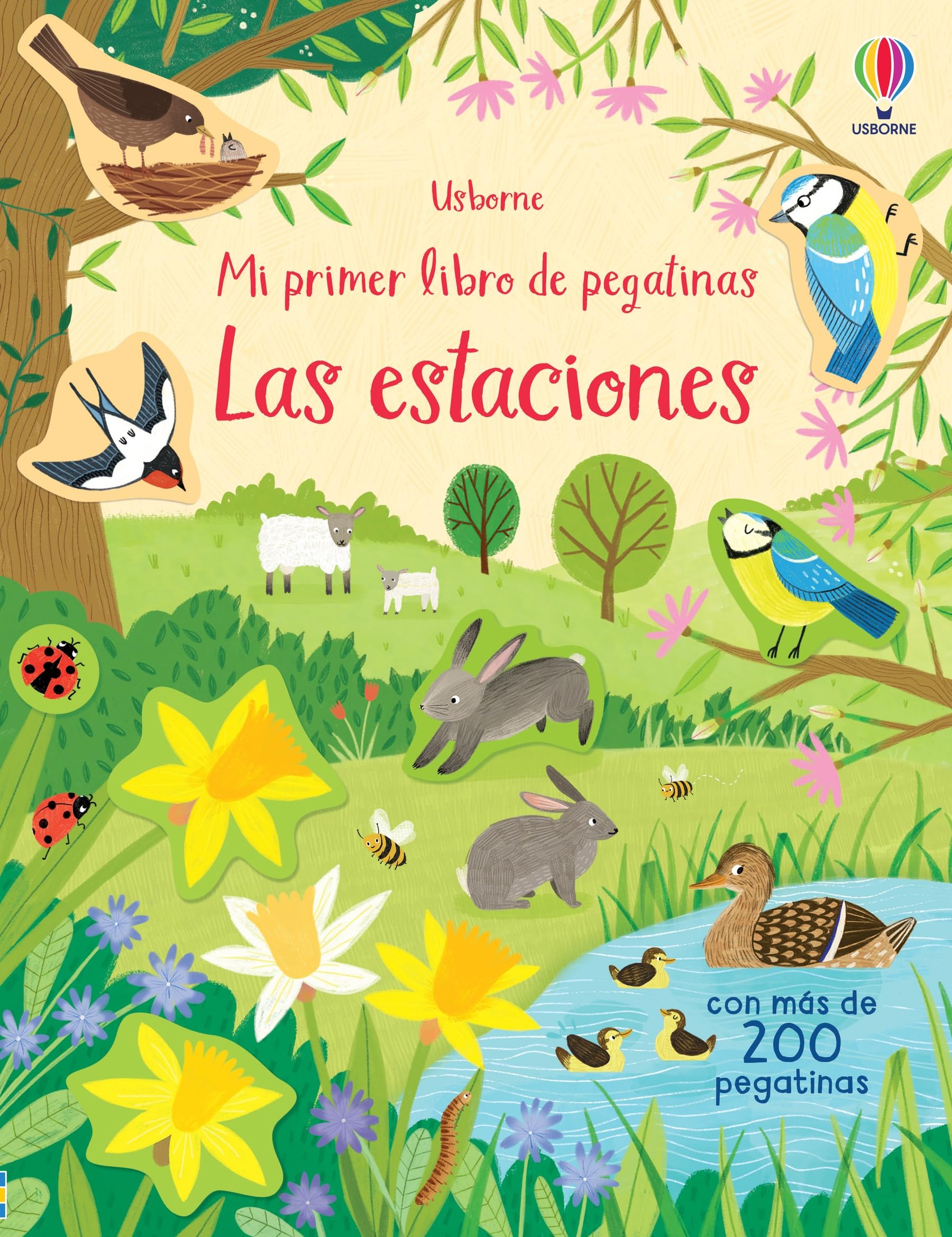Libro: las estaciones (Mi primer libro de pegatinas)