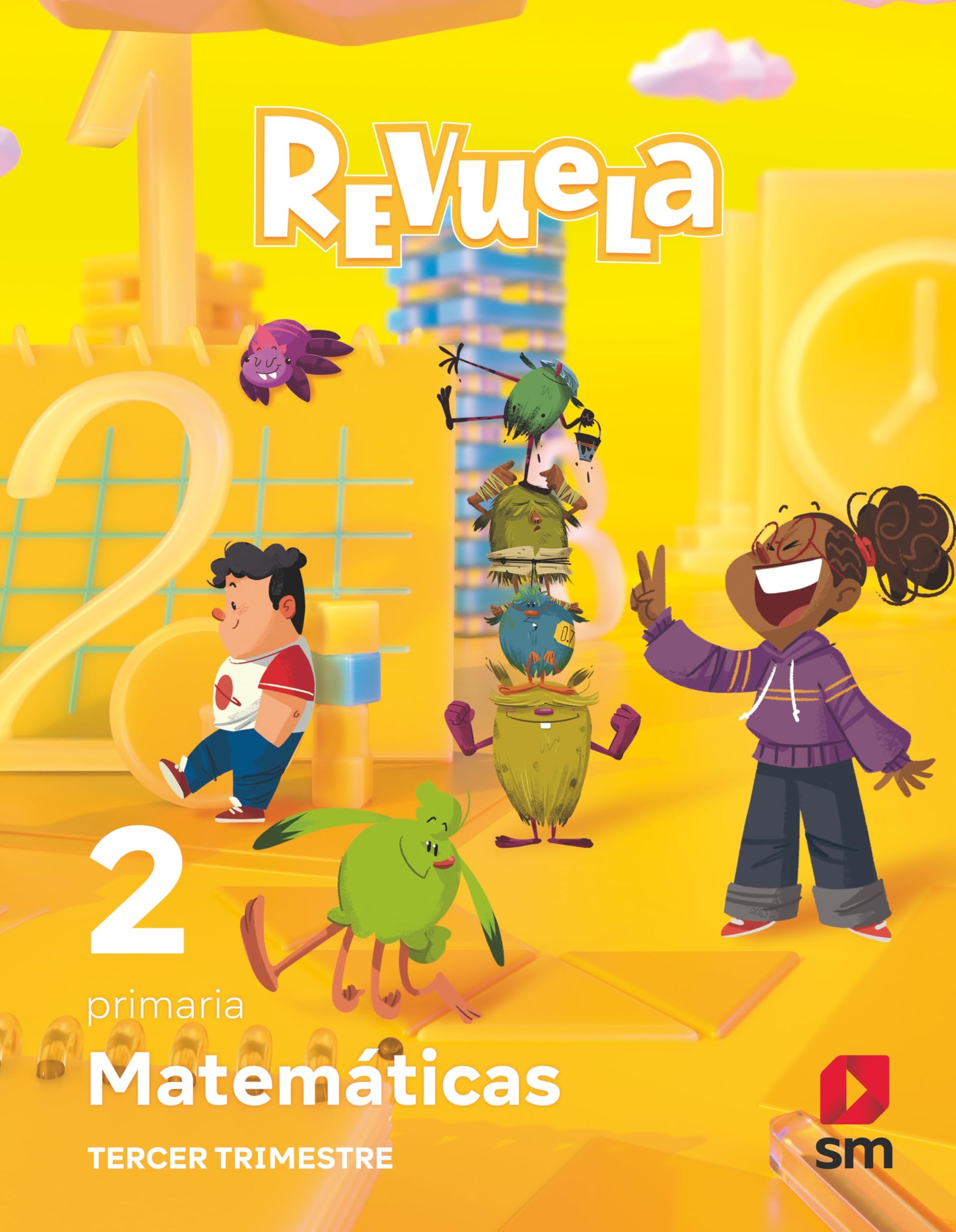 Libro: Matemáticas. 2 Primaria. Trimestres Revuela