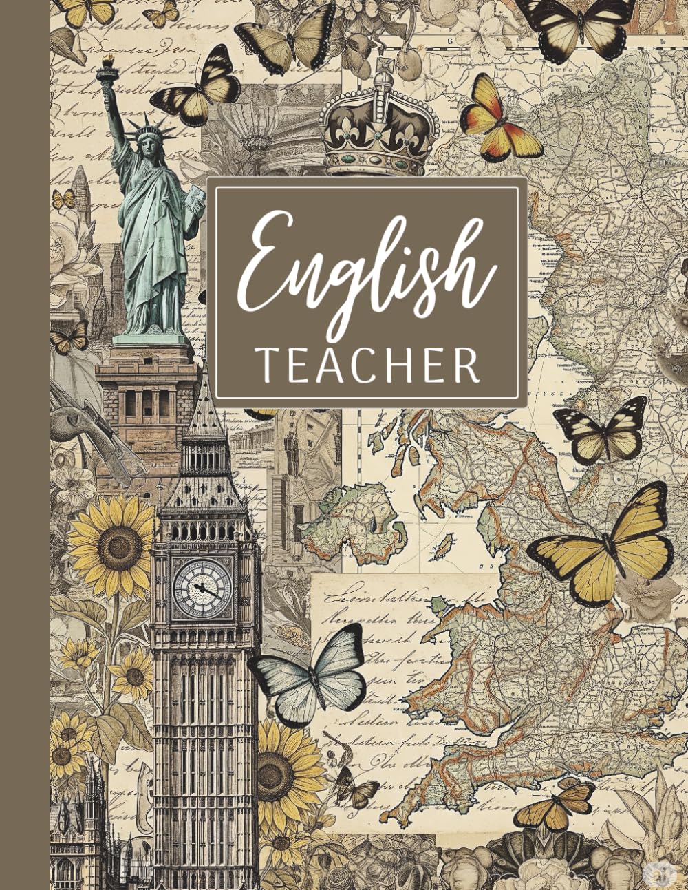 Libro: Agenda del profesor de inglés: English Teacher Planner y Calendario Semanal y Mensual de Enero a Diciembre, Regalo de Agradecimiento para Profesores de Inglés