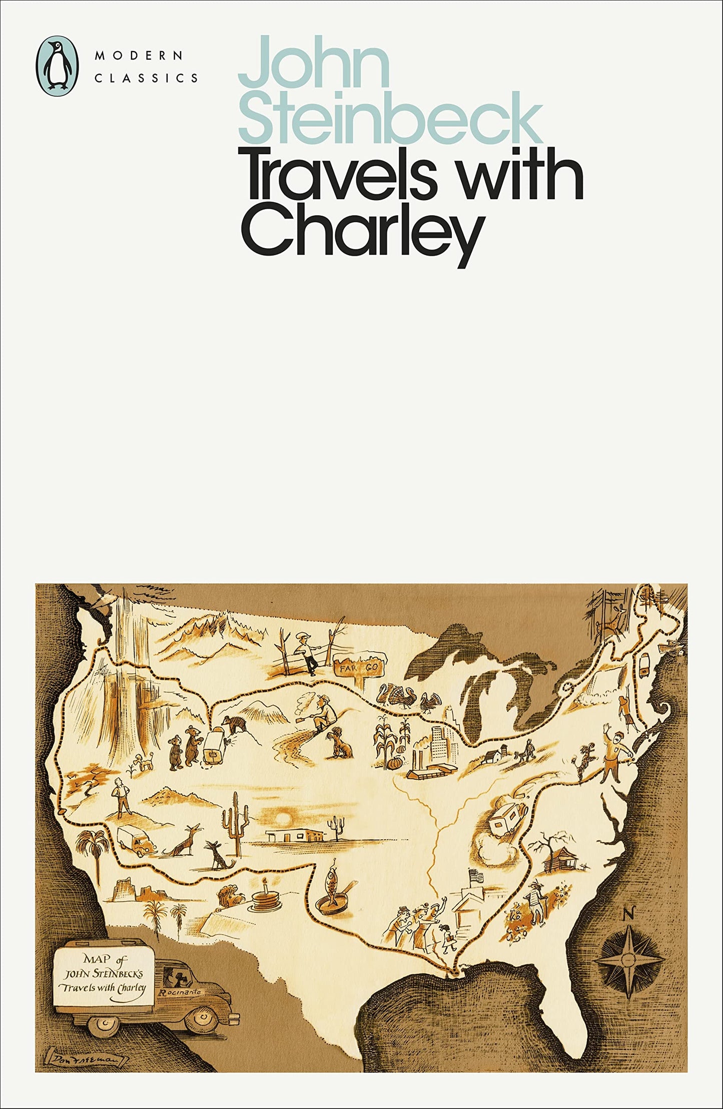 Libro: Travels with Charley: In Search of America (Penguin Modern Classics) [Idioma Inglés]