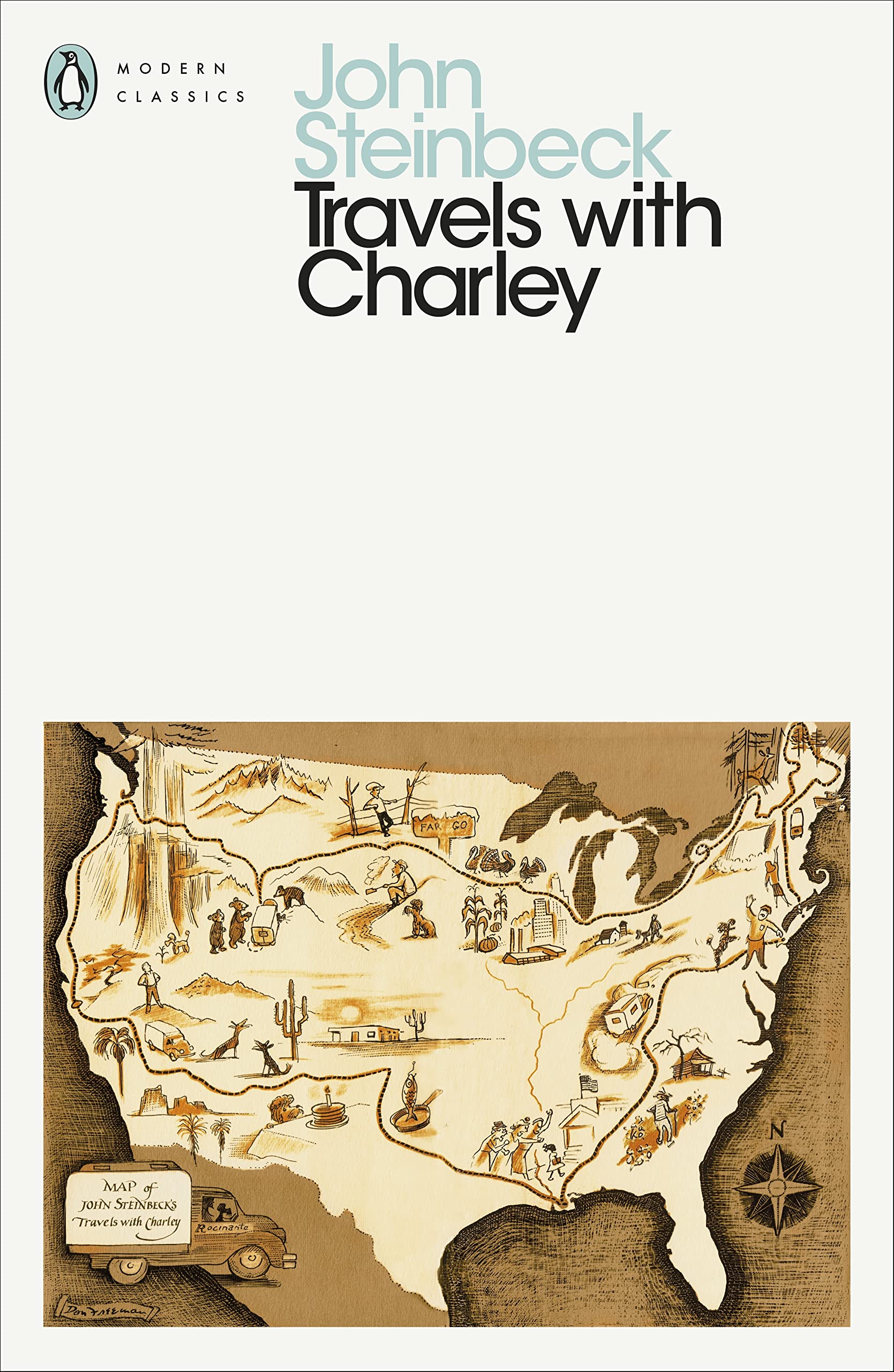 Libro: Travels with Charley: In Search of America (Penguin Modern Classics) [Idioma Inglés]