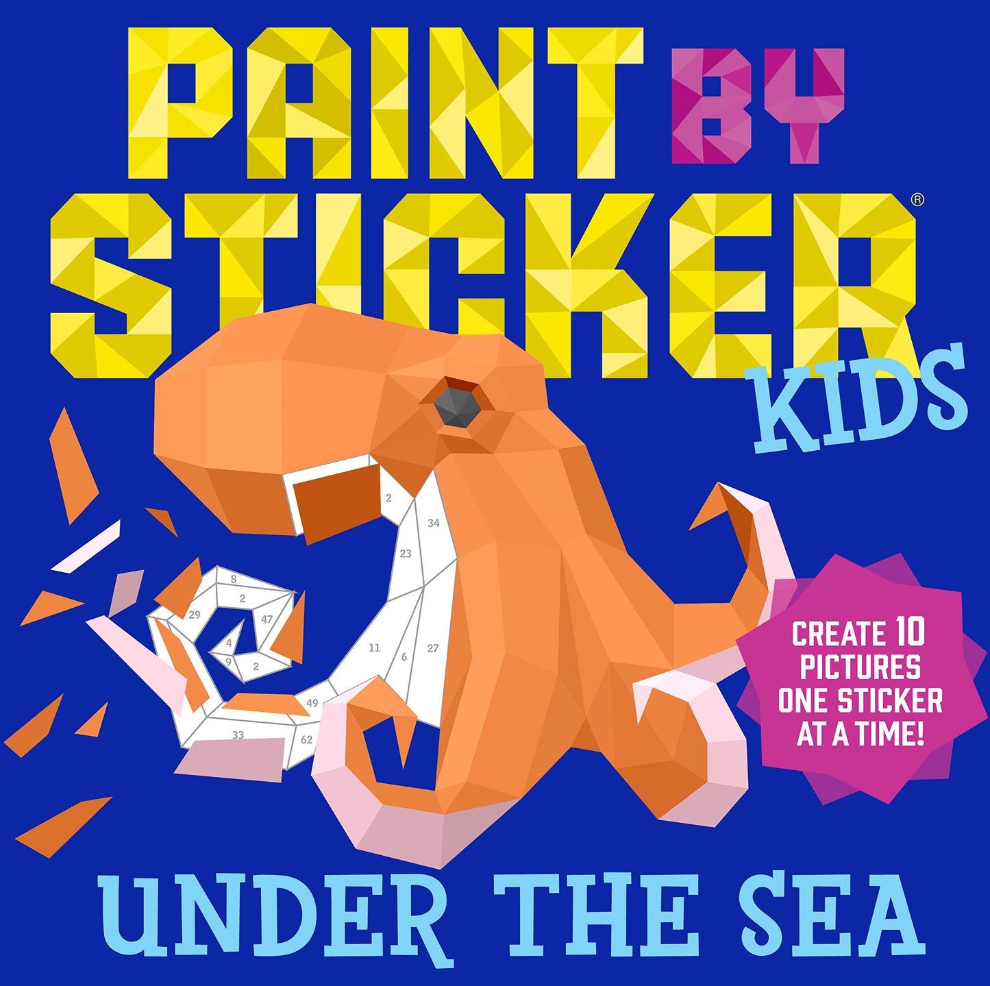 Libro: Paint By Sticker Kids: Under The Sea: Create 10 Pictures One Sticker At A Time!