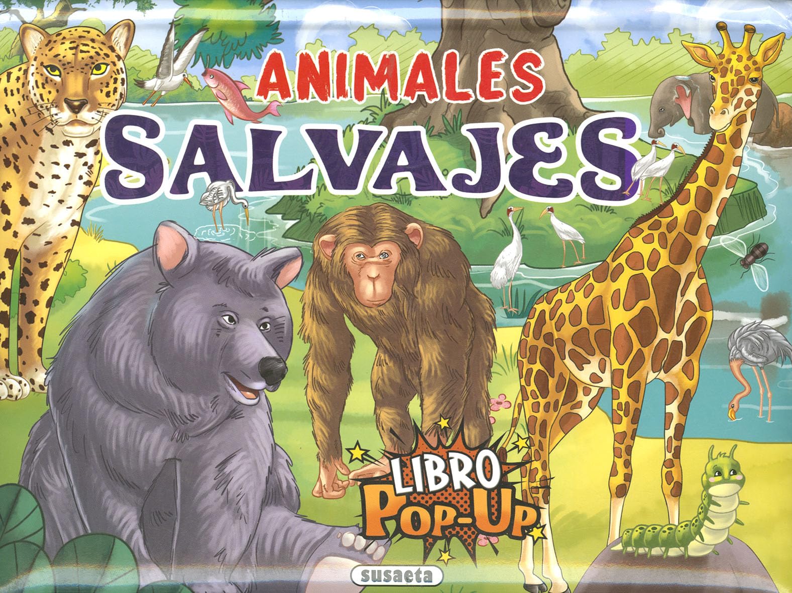 Libro: Susaeta - Animales salvajes (Animales pop-up)