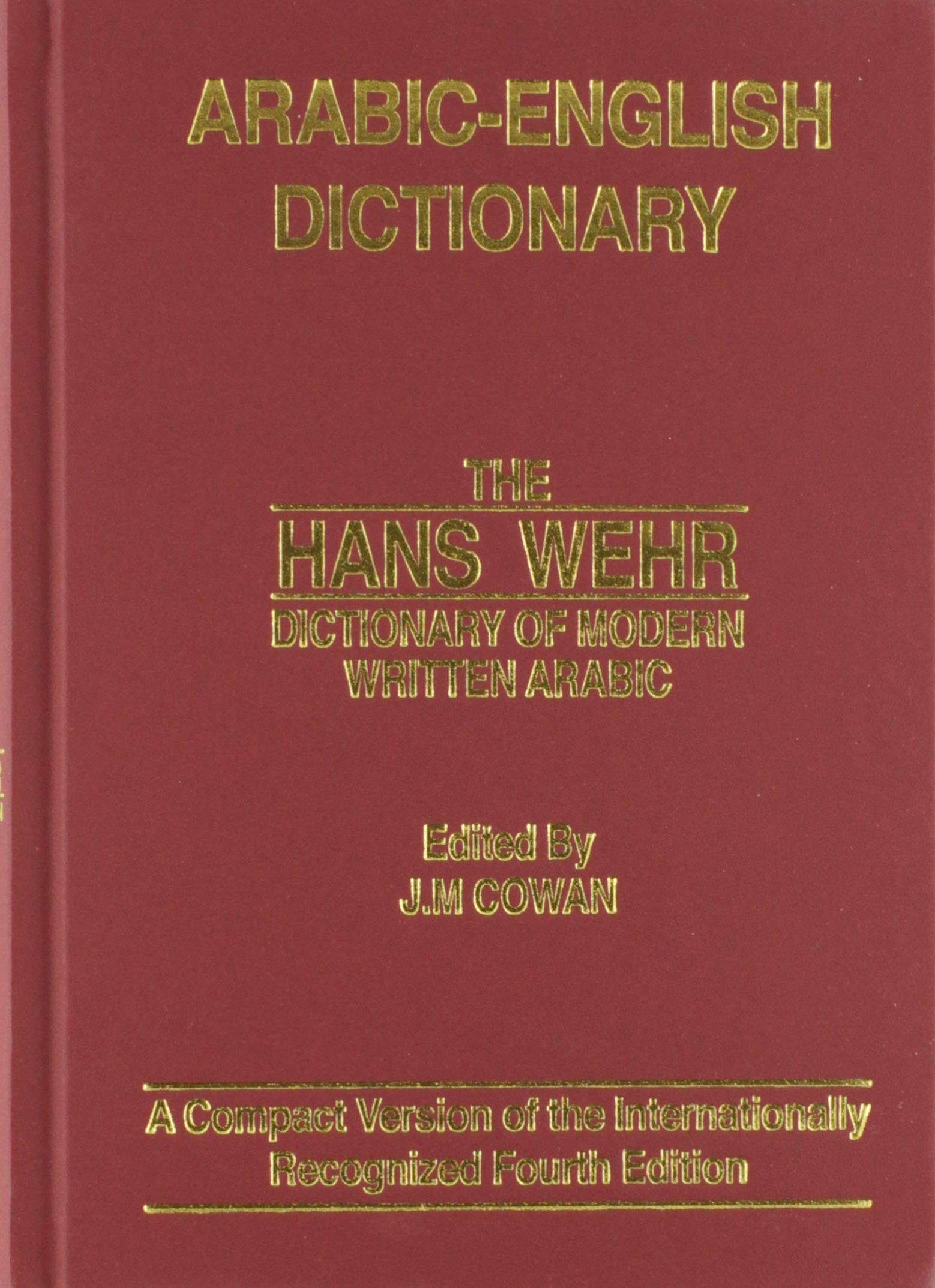 Libro: Arabic-English Dictionary: The Hans Wehr Dictionary of Modern Written Arabic