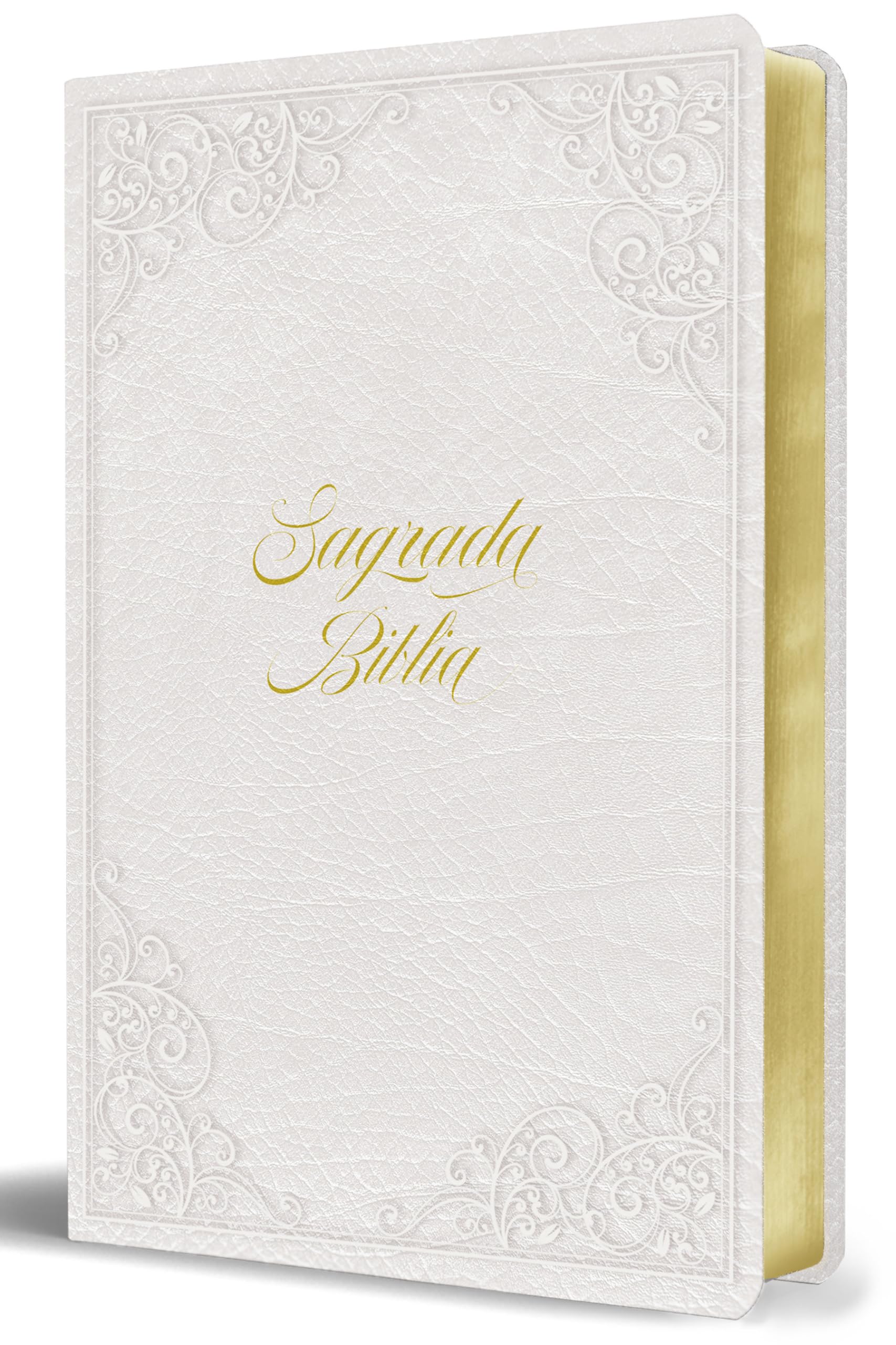 Libro: Biblia Católica: Letra grande. Símil piel blanca: boda, quinceañera, primera comu nión / Catholic Leathersoft White Bible: Bride, Quinceanera, First Communi (Spanish Edition)